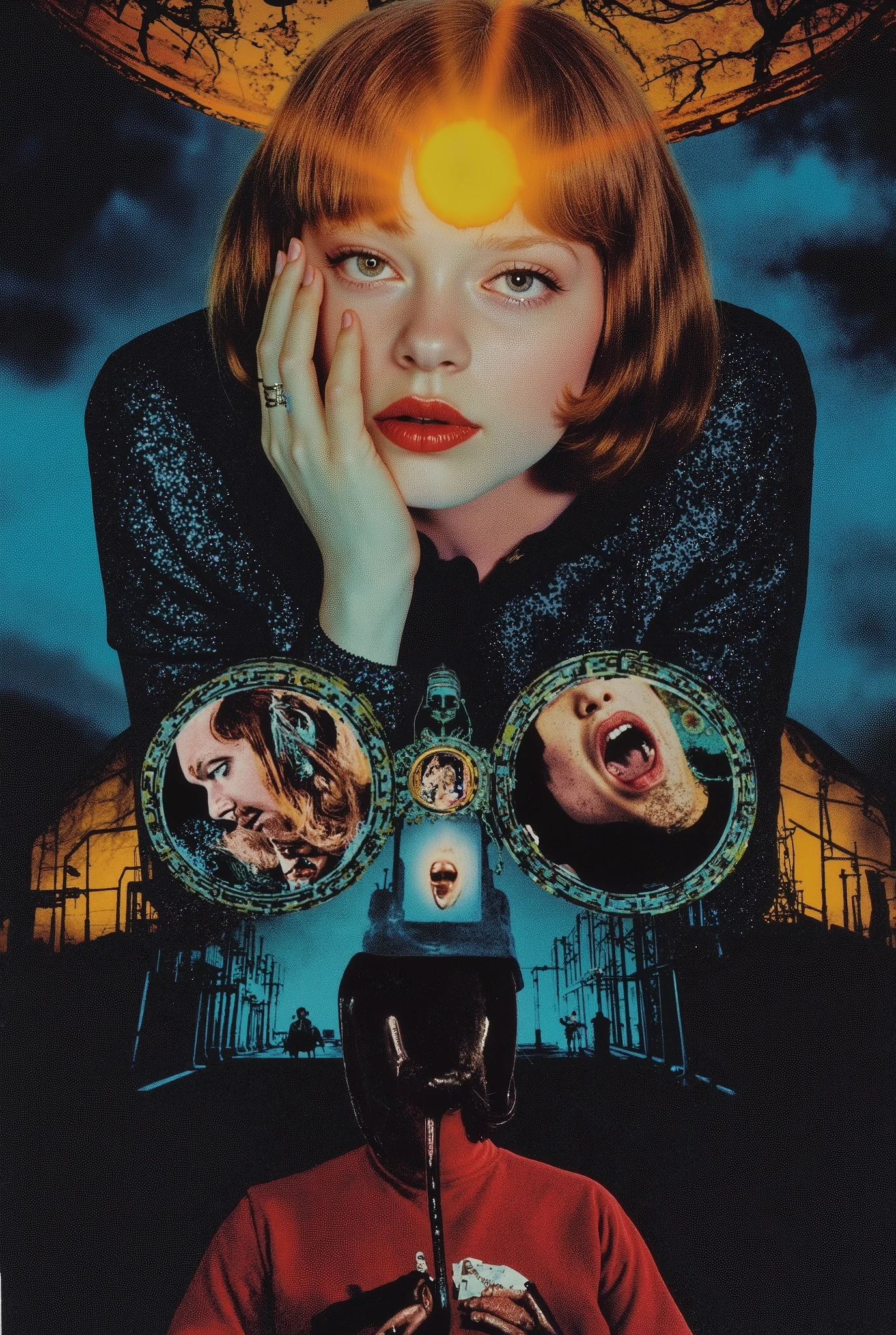 Surrealist Psicopop. intriguing people. film David Lynch — Dreams, Mysteries and Secrets. cinematic. 8K.