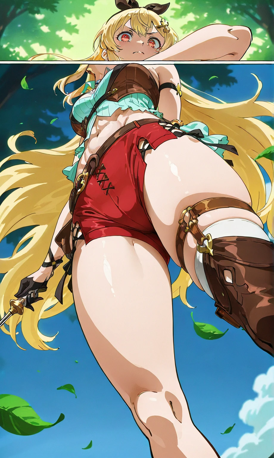 NSFW,(((1girl,1boy,sex,vaginal,clothed))),super detailed skin,smile,open mouth,looking at viewers,day,daylight,sunshine,poolside,swimwear,bikini,,
best quality, High resolution,(Illustration:0.8), ((Beautiful detailed eyes:1.6)), extra detailed face, extremely details CG, (Perfect hands, Perfect Anatomy),masterpiece,perfect anatomy,anime keyvisual, geme cg,(((blonde hair, very long hair,pointy ears,twin drills,red eyes,ahoge,elf,drill hair,hair between eyes,bangs,hair intakes,hair behind ear))),slim thighs,
