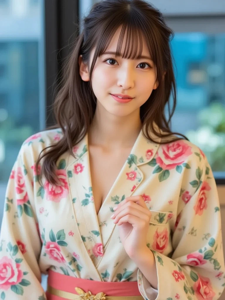 (natta:1.7), East Asian Architecture, 1womanl,(Sleeping on a tatami mat),((naked;1.2)),((Spreading her legs:1.1))、((Beautiful thighs:1.1))、 brunette color hair，Medium Short Hair、（hair between eye）, Lip flap, ,Beautiful fingers,Beautiful long legs,Beauty Body，Cute nose，Beautiful character design，perfect  eyes，face perfect，looking at viewert，（Innocent_Big_eyes：1.0），（light_Smile：0.3），((While taking off a yukata:1.2))、((Bold Pose))、Open atmosphere、Intimate atmosphere、Half-taken clothes、Shy expression、Embarrassing、((Her clothes are disheveled and her skin is showing))、offcial art，Very detailed CG Unity 8k wallpaper，Perfect litthing，highly colorful，Bright_front_Face_Lighting，（tmasterpiece:1.0),(Best_quality:1.0), 超A high resolution,4K,ultra - detailed, photography of, 8k, nffsw, hight resolution, absurderes:1.2, Kodak portra 400, film grains, the background is blurred, bokeh:1.2, Lens Flare Glow, ( Vibrant_colour:1.2) (Beautiful,Large_breasts:1.4), (Beautiful_Face:1.5),((full body)),8k,Raw photo, 、Relax at a ryokan in Japan、The background is the open-air bath at night at a hot spring inn (Girls are not subjects:1.3) (Hair after a bath:1.3),(Hair is wet:1.3) ((Girls are not subjects:1.2))((Draw a wide night background:1.2),((Yukata with light blue stripes isolated on white background:1.3)),(Yukata does not need gloss at all:1.5)),((No need for a Korean yukata or Korean-style hairstyle.:1.5)),((Faithfully and realistically reproduce a pure Japan yukata:1.5))((Light Pink Band:1.3)),((The background is the entrance living room、At night, Overlooking the inn's large and beautiful gardens..:1.3)),((8th class))、((Light Pink Band:1.5)) ((Beautiful shiny straight short long:1.5)) sixteen years old、((Beautiful shiny straight short long:1.5))((Pink band:1.3))、(private),(Photos taken by lovers)、(Sophia Lillis)、((Disheveled clothing))、((Removed clothes))、Scattered yukata、(Secret photos)、((Beautiful barefoot))、((Beautiful thighs))、((Relaxed and bold posture))