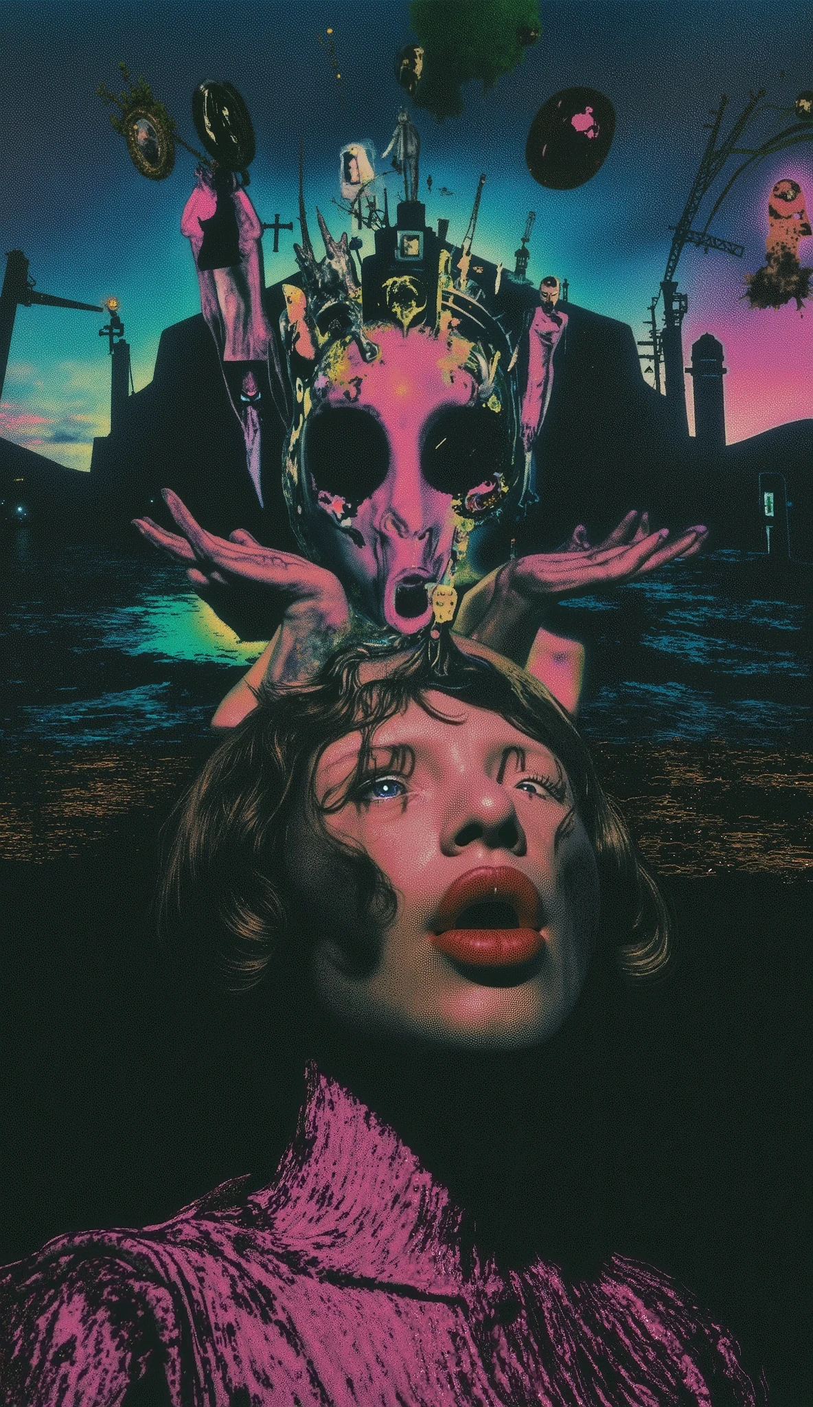 Surrealist Psicopop. intriguing people. film David Lynch — Dreams, Mysteries and Secrets. cinematic. 8K.
