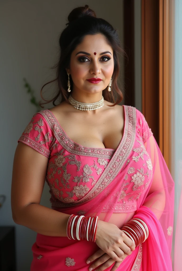 Realistic Representation of Savita bhabhi, sexy Savita aunty, tempting figure, busty aunty, goddess of lust, cougar lady, mommy, mommy figure, bulky figure, big milkers, deep cleavage, juicy fleshy figure, heavy bust, heavy hips, doodhwali, sizzling hot,  Nextdoor aunty bhabhi , unsatisfied housewife, chubby aunty, sweat, oiled body, irresistibly hot, inspired by famous Indian adult comics by amarshrostha, Foto RAW, photorealistic, photography, full body shot, 50 years old Woman, master shot, perfect eyes, goddess like beauty, pierced eyes, perfect thick chubby mallu Desi aunty bhabhi, Wearing a Stanapatta, a chest-band.Saree model, model Photography, Indian saree shoot, Indian traditional wear advertising photography, traditional wear brand shoot, face of Indian actress Sonakshi Sinha, masterpiece, realistic, realism, incredible details,  pleasure, photorealism, detailed skin, skin pores, high contrast, photorealistic Artstation 8k HD digital art trend of high definition and detailed realistic skin texture, ultra detail, realistic skin texture, armature, best quality, ultra high definition, (photorealistic:1.4),, high resolution, detail, raw photo, sweat, Re sharp, by Lee Jefferies Nikon D850 Film Stock Photo 4 Kodak Portra 400 Camera F1.6 Lens Rich Color Ultra Real Realistic Realistic Textures Dramatic Lighting Unreal Engine Trending at Art Station Cinestill 800,(pele altamente detalhada: 1.2), 8k UHD, DSLR, soft-lighting, alta qualidade, grain of film, Fujifilm XT3,she didn't like to wear blouse or bra, intricate, she is happy to wear only saree, she hates blouse or bra, detailed hairy armpits, hyper realistic skin, skin pores, veins, wet body, premium ethnic jewellery, hyper realistic sweaty body, sweat, veins, short hairs on armpit, stubble armpits, hyper realistic hairy armpits, low waist saree, deep juicy navel, insane details, stretchmarks,moles on breast, freckles 0.1, sensual desire, erotic fantasy, busy housewife,very busy in house chores, kaamwali aunty,