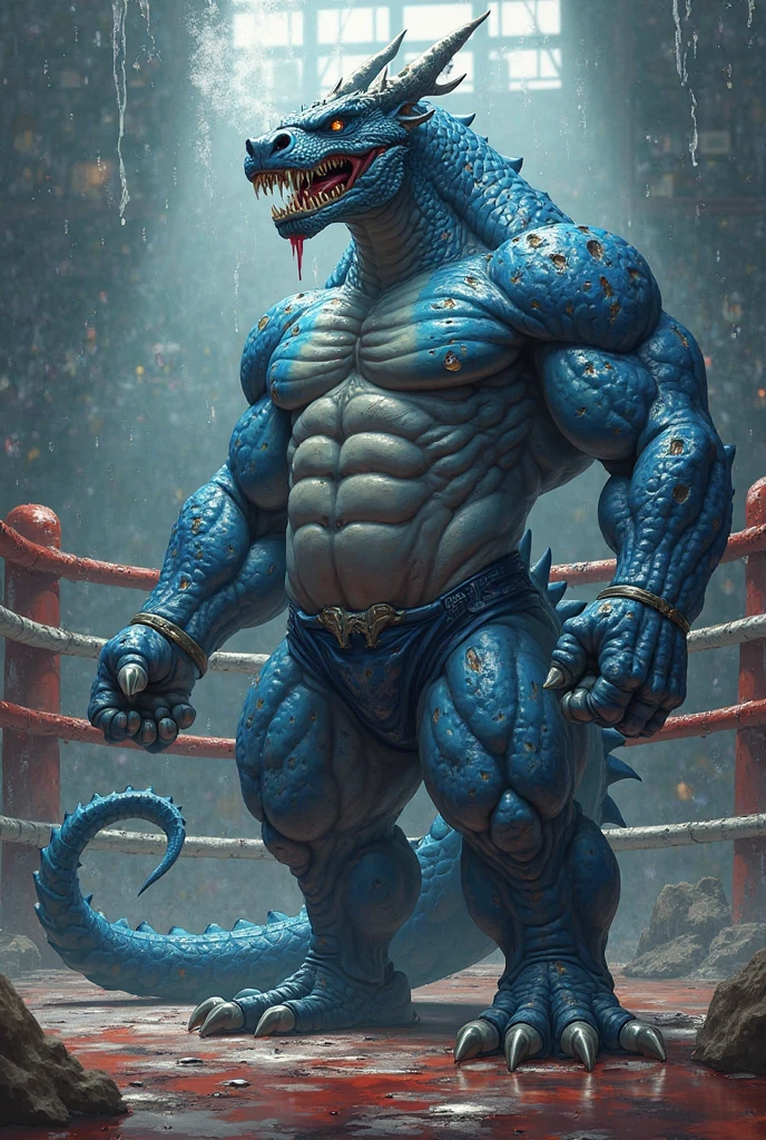 ((by lindong:1.2),(by null-ghost:0.7),(by takahirosi:0.7),),
(masterpiece,high quality),
solo,anthro,<lora:zinogre-000018:1>,zingore,blue eyes,blue body,blue skin,white furry,yellow hand,yellow feet,(dragon horns:1.2),
full body,huge pectorals,abs,
open mouth,tongue out,
nipples,nipple rings,
((bodily fluids,detailed sweat, sweat drop)),
(sunglasses:1.2),
(((black swim briefs,huge bulge,penis outline, ))),
showering,showerroom,indoors,