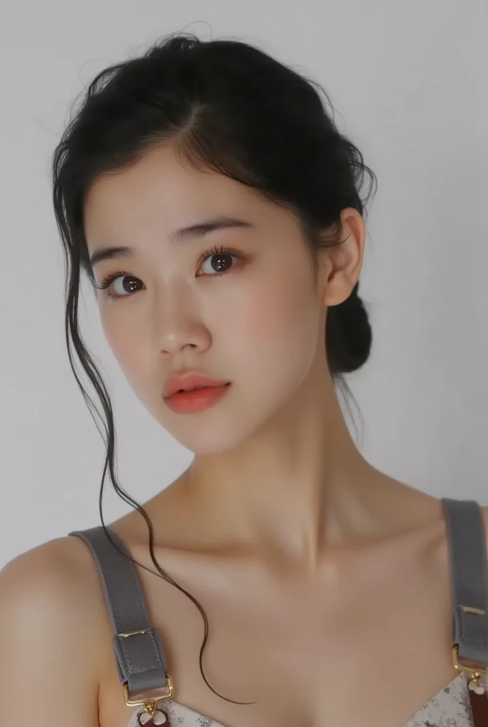 20 year old cute Japan woman, ((Extremely precise and accurate anatomy:1.0)), (Highest quality realistic skin textures:1.6), clean and glowing skin, Thin Skin, mesh, (Enhances the beauty of skin texture:1.2), ((((The texture of each individual hair, long and delicate lashes, Beautifully trimmed eyebrows, Facial pores, Detail of blood vessels in the white of the eye, Thin and visible capillaries in the skin)))), (Realistic as a photo:1.4), (Very realistic:1.4), (Improvement of quality:1.4), Realistic lighting, Backlight, A gentle light that illuminates the face, Ray Tracing, Bright light, (Smoother lighting:1.05), (Improving the quality of cinema lighting:0.9), 32k, fine grain, Detailed face, (Film Grain:1.1), (Natural smile:0), Accentuates body lines, High resolution, Natural look, Kind eyes, Delicate light and shadow, Clear skin, Graceful Pose, Beautiful Eyes, Sharp details, Soft light reflection, Beautiful contours, Delicate skin tone, Natural background, Natural poses in everyday situations, Extremely fine detail, Lora Style