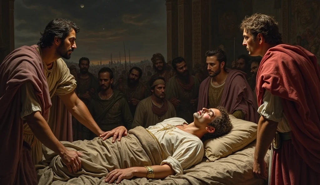 The death of Alexander the ancient king