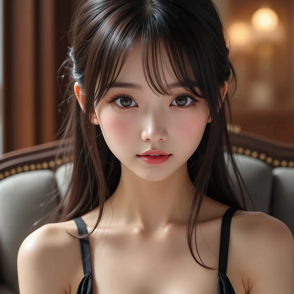masterpiece, 最high quality, Ultra-high resolution, (Realistic:1.4), Beautiful face in every detail, high qualityの衣類, Amazing European Women, very cute, Portraiture, 肌が柔らかくてPerfect Face、Perfect Face, Shoot your hair, 8k resolution,Super Realistic,Very detailed,high quality, Broad perspective