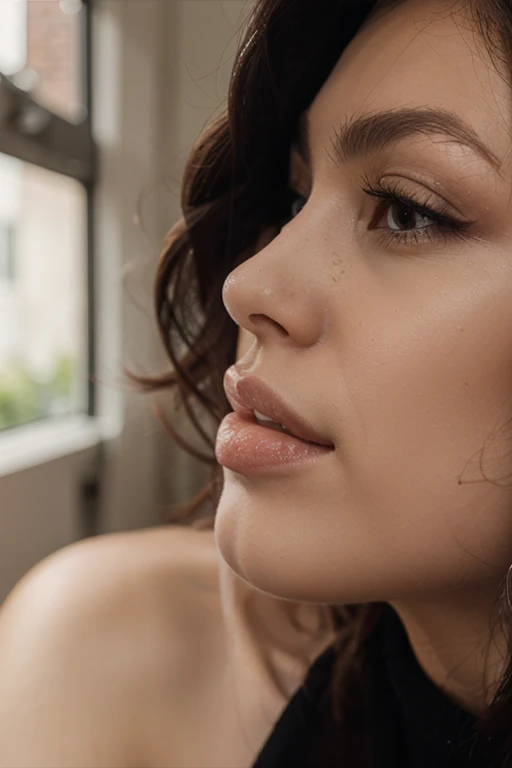 Woman looking up