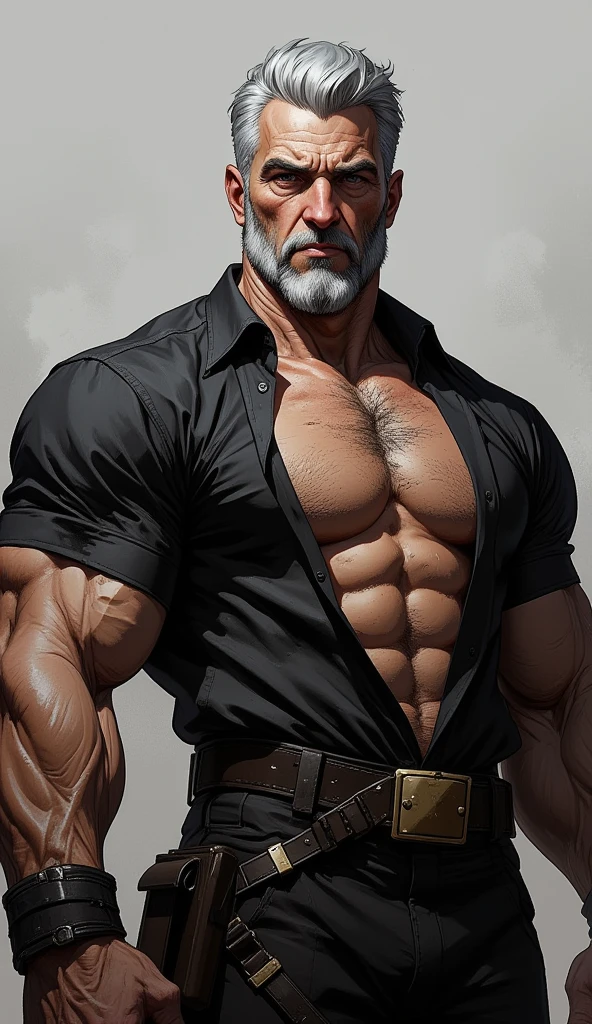 a muscular old man, wood carving, extremely detailed face and body, intricate wood texture, old weathered wood, realistic lighting, dramatic shadows, warm golden tones, realistic skin details, veins and wrinkles, worn and rugged appearance, powerful poses, detailed wood grains, (best quality,4k,8k,highres,masterpiece:1.2),ultra-detailed,(realistic,photorealistic,photo-realistic:1.37)