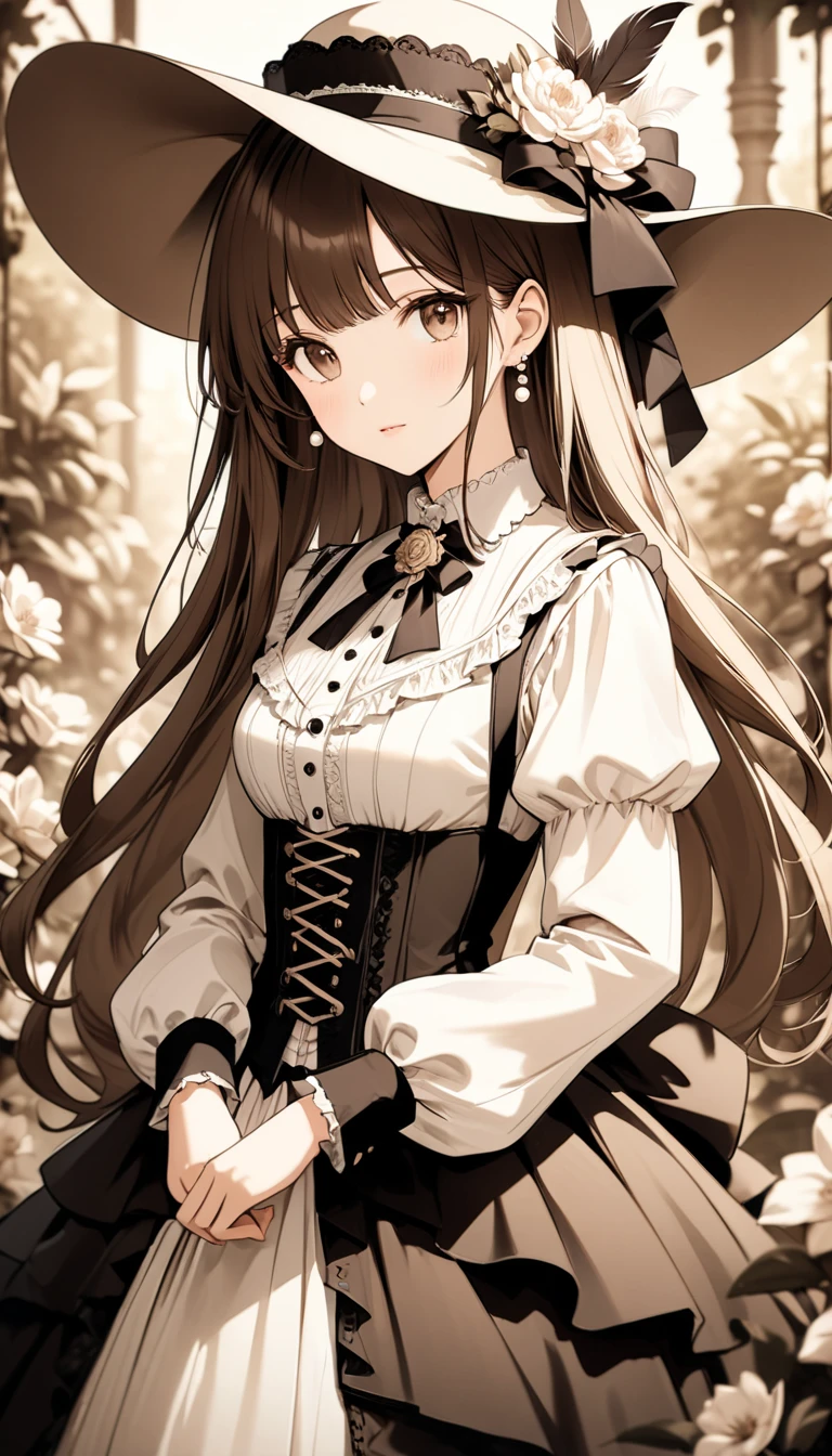 masterpiece, highest quality, 16k、High resolution, Cowboy Shot、Detailed face、Perfect Fingers、20-year-old woman、A beautiful woman in men's clothing、blue eyes、blonde、short hair、Black tuxedo、Red bow tie、Black Top Hat、bar counter、Sit at the counter