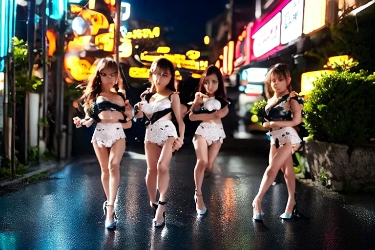 ((ExtremelyDetailed (12 PUNIPUNI KAWAII Girls in a row:1.37) in WHITE at Dusk Enoshima Beach)), (masterpiece 8K TopQuality) (ProfessionalPhoto:1.37), {(Standing Full Body:1.2)|(from below:1.2)}, Different types of hair colors, {Tight skinny((school swimwear))Ass visible through thighs|SchoolUniform[with Thongs]}, {Detailed BabyLike hand|Hidden hand|armpit peek|DAKINAKURA}, Joyful Expressions LifeLike Rendering, PerfectLighting, [RainbowColorHorizon]