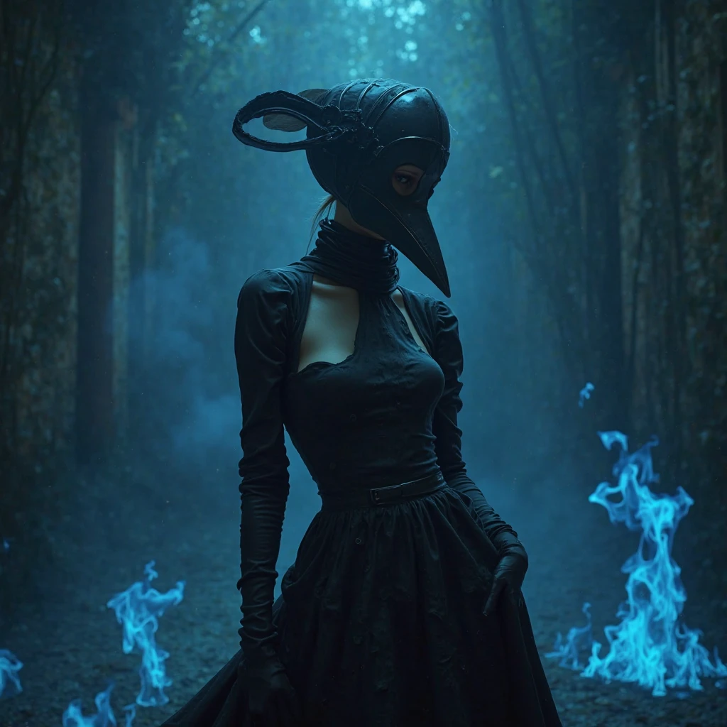 <lora:satanic:1>monster , black gloves, eerie atmosphere, 4k, raw, masterpiece