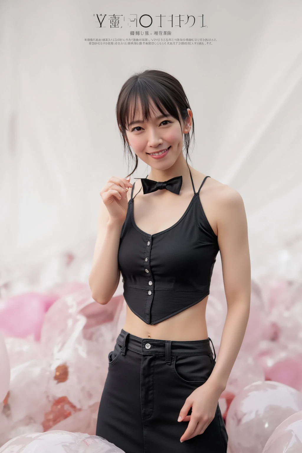 Skull-covered horror idol、whole body、good style、、、、、skull print formal suit（tight mini skirt）、、glowing haunted house、