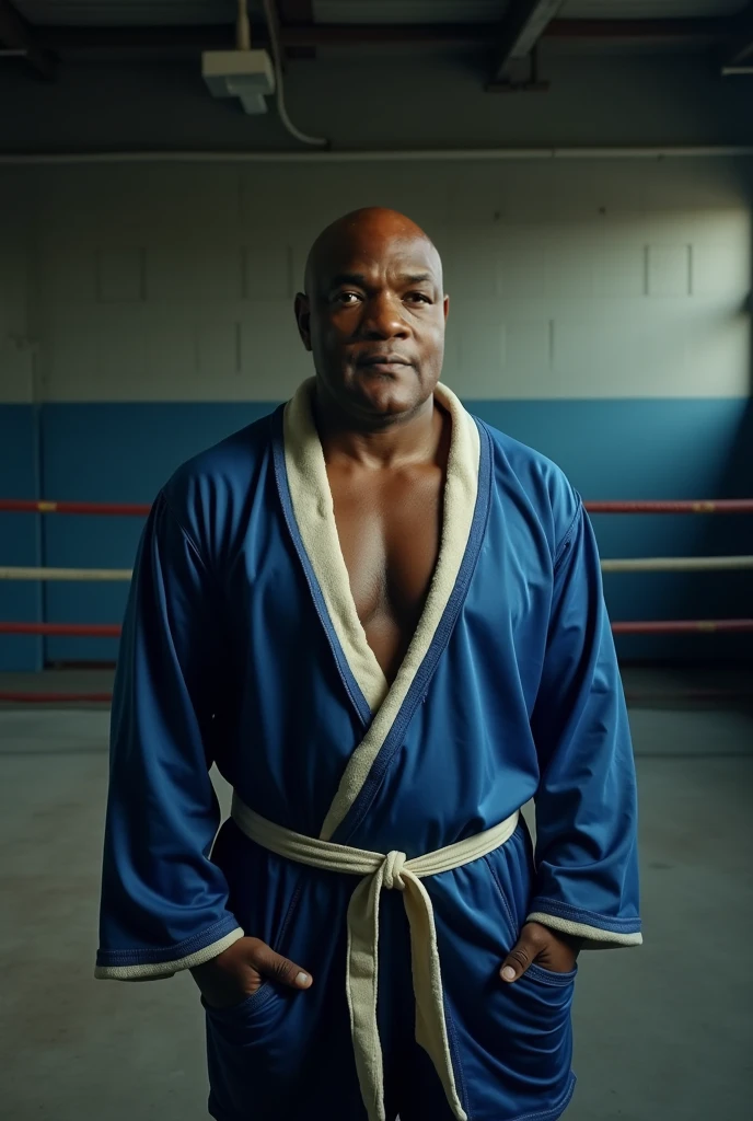 Bare shoulders,Full body shot of big old giant sitting in sauna。Just as big,Too much muscle。The bronzed old man in shorts has a particularly large body。Strong and powerful, hard like a piece of iron, well-developed, full of strength, with a lot of flesh, and black skin。The whole body is getting bigger and stronger
