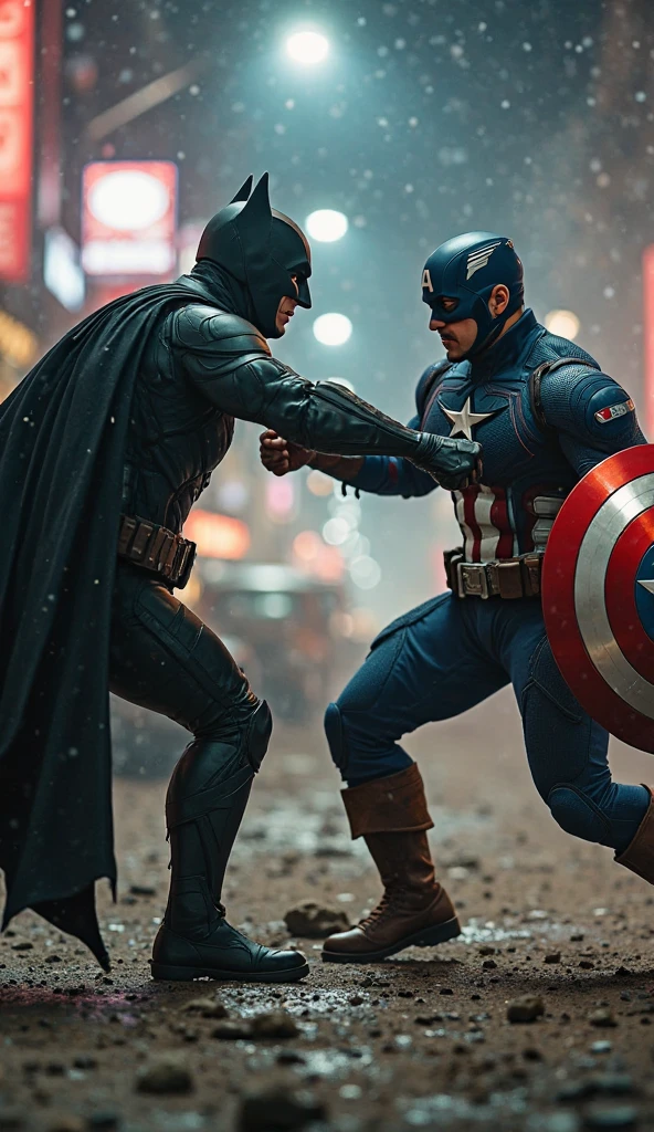 Captain America vs batman