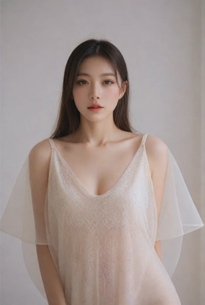 masterpiece, best quality, extremely delicate and beautiful, ultra-detailed, high-resolution, 20 years old, tearful mole, earring, very huge round breasts, short medium hair, wavy hair, wet clothes, full body shot, alone, fortune teller clothes, in gipsy tent, skirt, face veil, cloak, 