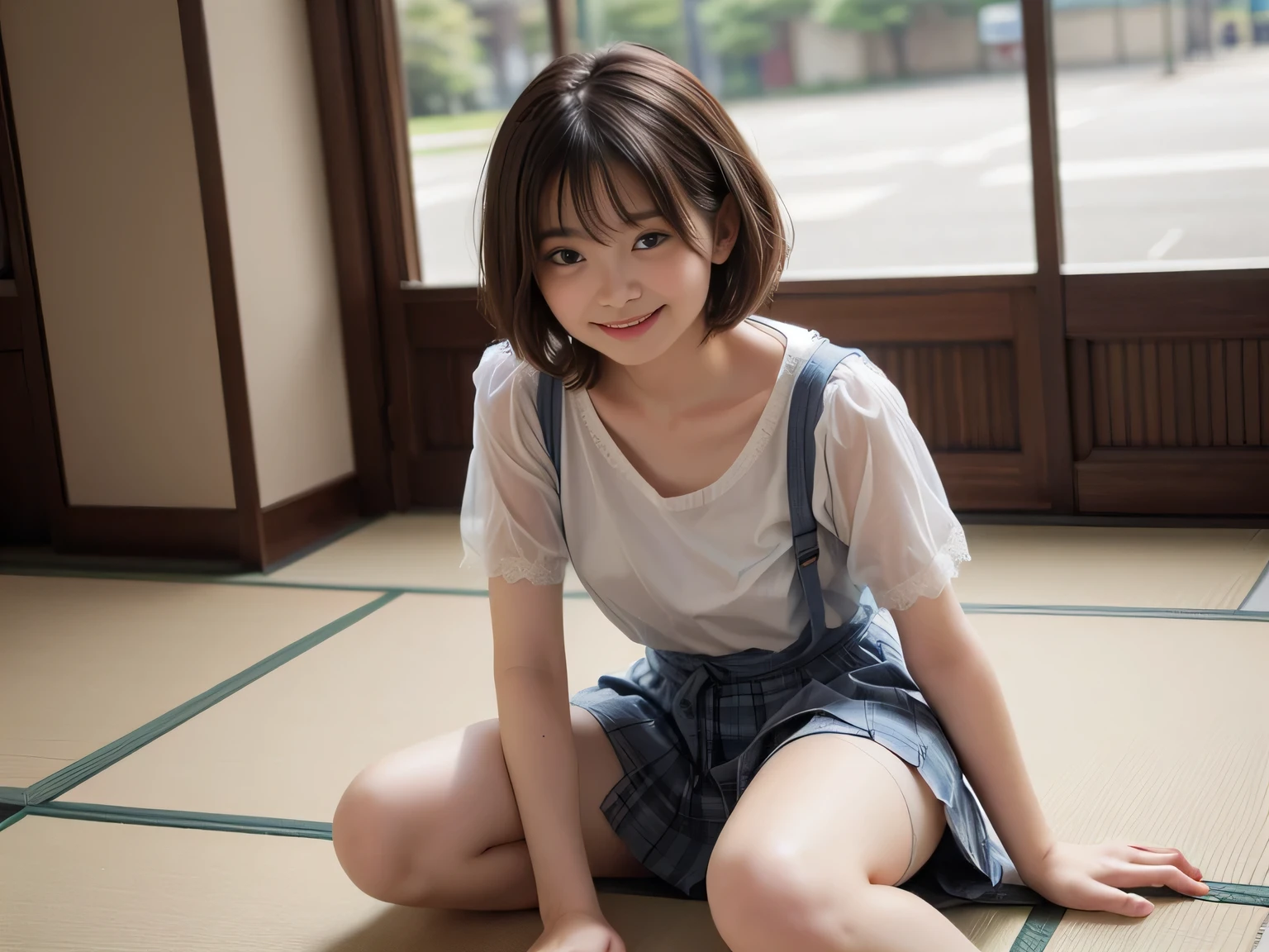 High resolution、High resolution、In 8K、real live action、生photographgraphy、highest quality、masterpiece、超High resolution、生photograph、beautiful、beautiful、pieces fly、((Obscene content))、For adults、charm of 、confused、((((Japanese elementary school student))))、japanese girl、((8-year-old))、((round face))、((thick eyebrows))、((Cute Baby Face))、white skin、young physique、short neck、small breasts、knees、 thin thighs、alone、whole body、very nice、、(((flat chest))、 ((Ubic area))、(my pussy is)、Are sleeping、((anatomically correct))、(realistic:1.37)、photon mapping、reality、radio city、Physically based rendering、depth of field rally background、photograph、(((Japanese junior idol)))、sparkling eyes、glossy lips、too bright natural light、shining sun、too bright sunlight、(((((8-year-old)))))、(((private part)))、超High resolutionで,cute smile, cinematic lighting,quiet atmosphere、beautiful細かいディテール,highly detailed eyes and face、ultra wide angle shooting、(((The kids'swear)))、your thighs are open、show offっこ、show off、((private party pussy)、(((private party pussy)、(short cut hair)
