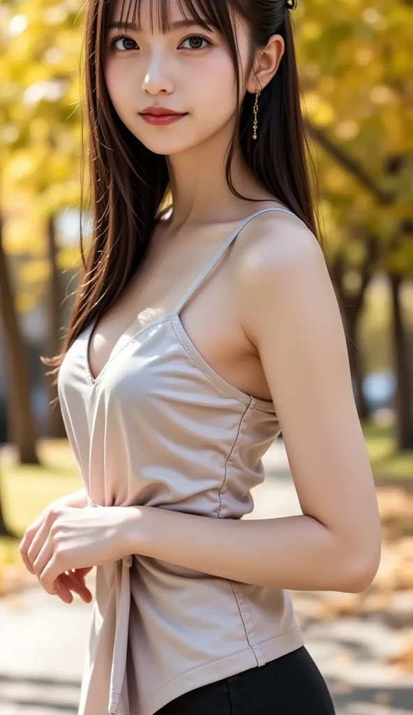 a girl walking on the river, mix 4, pillow, lips, Open_mouth, realistic, photograph_\(Moderate\), alone, Packed_animal, Packed_toy, teddy_bear, (masterpiece), (realism: 1.3), Super detailed, (high detail skin: 1.2), (highest quality: 1.0), (super resolution: 1.0), (Ulzzang-6500: 0.3), wavy detailed hair, long hair, sunlight, (beautiful detail makeup), (sexually aroused blush, heavy breathing: 1.0), Flower theme petals are scattered, (soft light flower: 0.5)