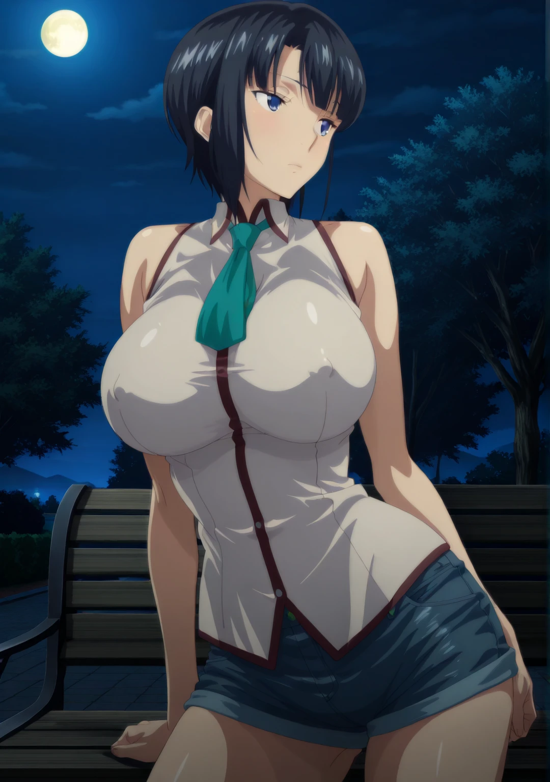 score_9, score_8_superior, score_7_superior, sauce_anime, ambient light, sunlight , (1 tall girl ),
Sagiri Yamada Asaemon, Sagiriyamada Asaemon, Long Hair, Black Hair, ponytail, high ponytail, Brown eyes, ,
show off breast ,torn white shirt, undress clothes, In the same way, ((lie on lake)), rape , , nsfw , shackles , , wet body, (steam),
in beautiful lake, ~ side, blush, love juice,
alone, Dutch Angle, View your viewers, Cowboy Shot, detailed black suit pants, nipples , closed mouth , erectile nipples, cameltoe , large breast:0.1,