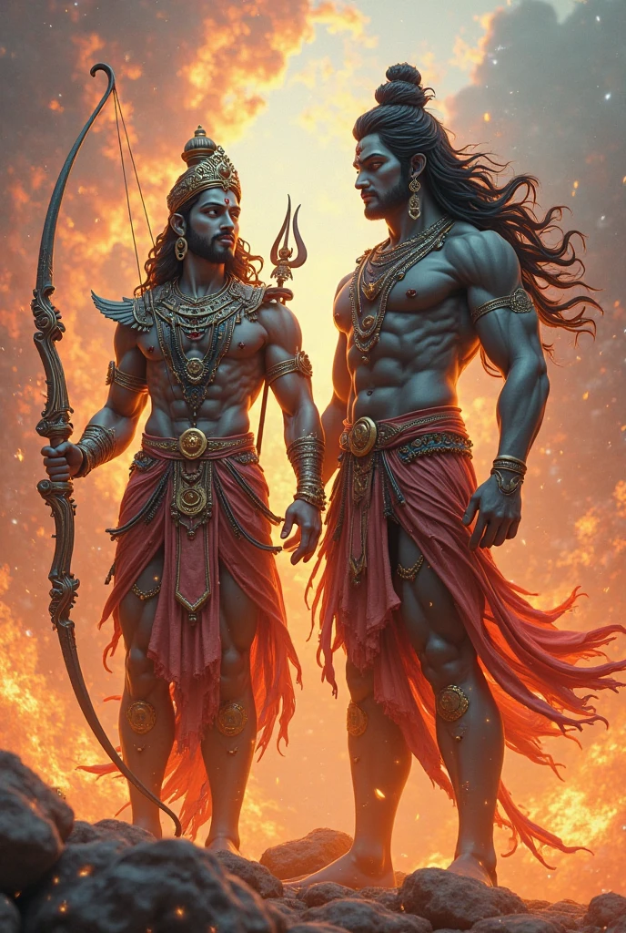 Ravan and hanumaan image