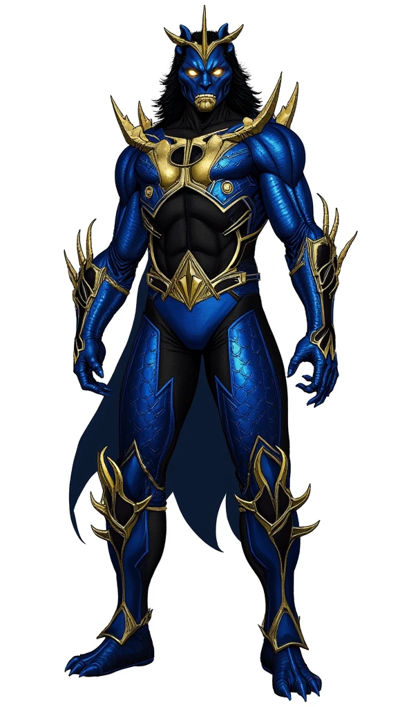 Demonio masculino de color