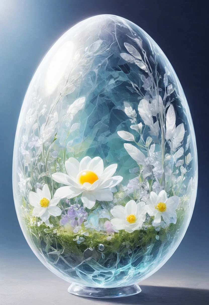 Clear egg 