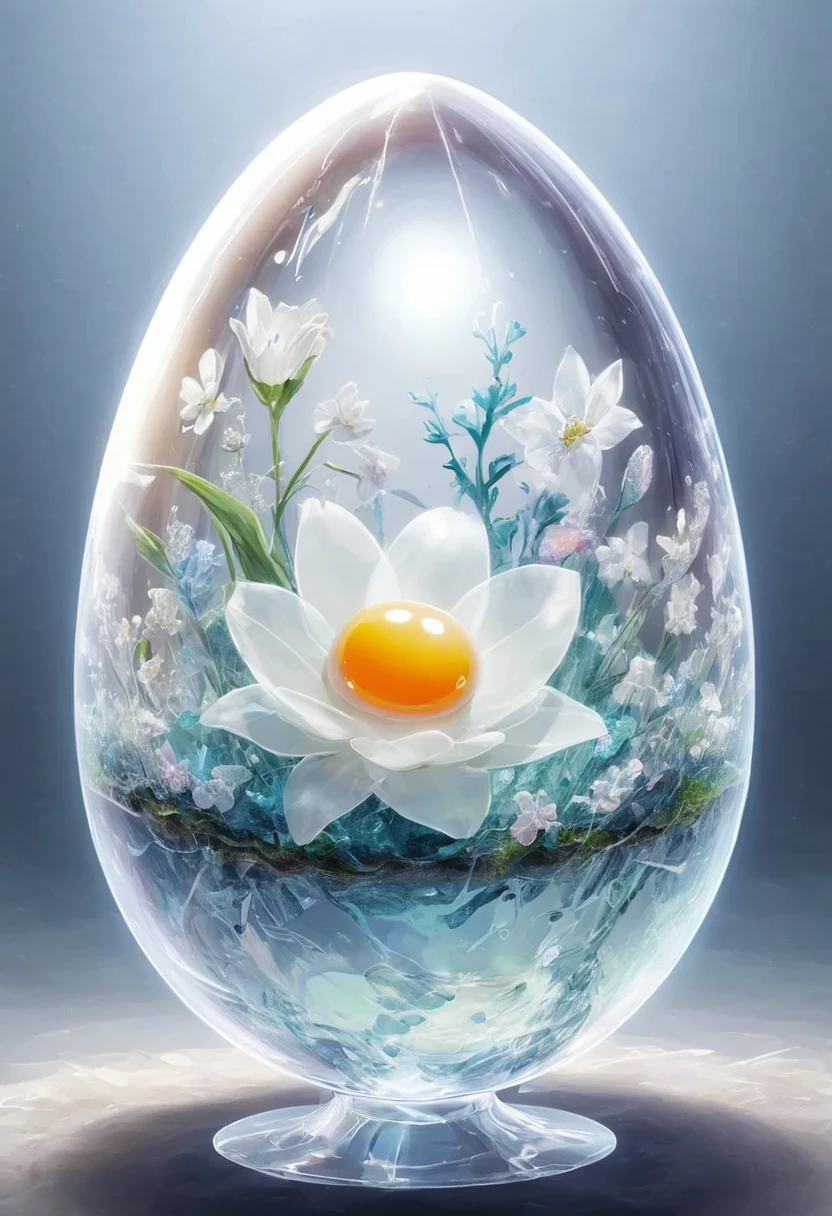 Clear egg 