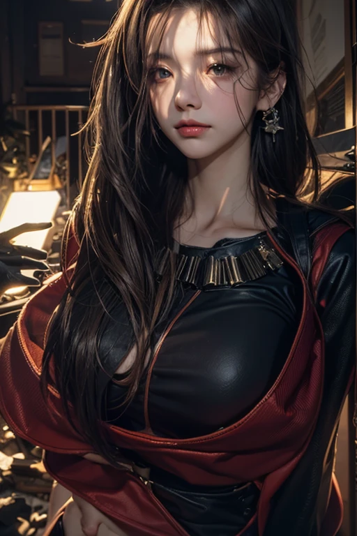 background（Black Night Sky，Big Moon），Woman close up，Wearing a white shirt、Purple Hair，Very long hair，very thick braids，Purple eyes，big ， realistic girl rendering, 8k artistic german bokeh, Enchanting girl, Realistic girl, Gurwitz, Gurwitz-style artwork, Girl Roleplay, Realistic 3D style, cgstation Popular Topics,, 8K Portrait Rendering,（Faithfulness，Faithfulness：1.4），Wear pink pajamas，巨big ，Sparkling eyes，Purple eyes、(highest quality,4K,8k,High resolution,masterpiece:1.2),Very detailed,(Realistic,photoRealistic,photo-Realistic:1.37),Mythical monster,Beast-like creature,Muscular,Six big legs,Stand like a gorilla,Red fur covering the body,two big horns,Boar tusk,Sharp Claws,huge shape,Burning Fire Magic,Energy aura,A menacing presence,Glowing Eyes,Intimidating posture,Dark Environment,Smoke-filled air,Ominous Shadow,Majestic and fierce,Explosive power,Vibrant colors,Bold,Horror art style,Dynamic configuration,Dramatic lighting,Muscle layers,large sharp teeth,Sharp Edges,Very detailedスケール,Fiery Crack,Burning Flames,Ferocious look,Burning with anger,Surrounded by sparks and embers
