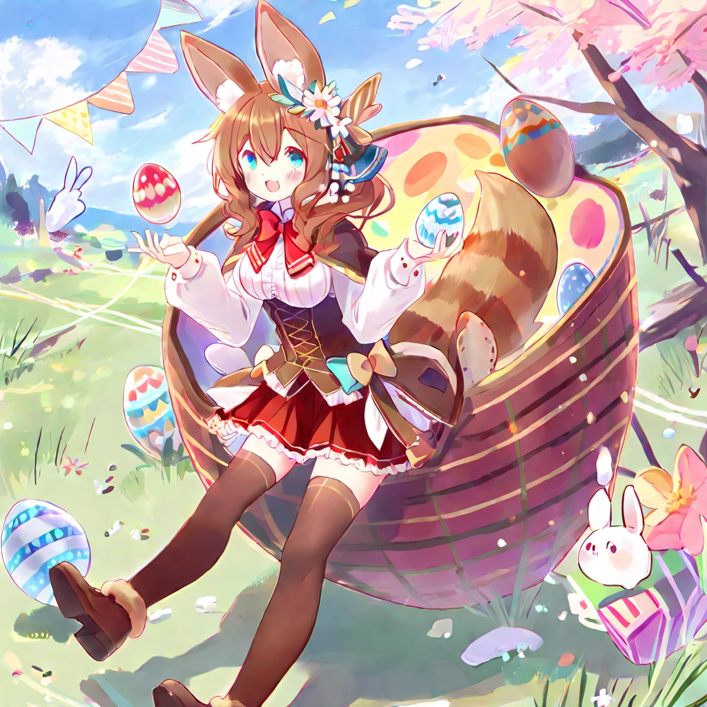 easter eggs, A cute  dragon from an egg, Fancy Atmosphere