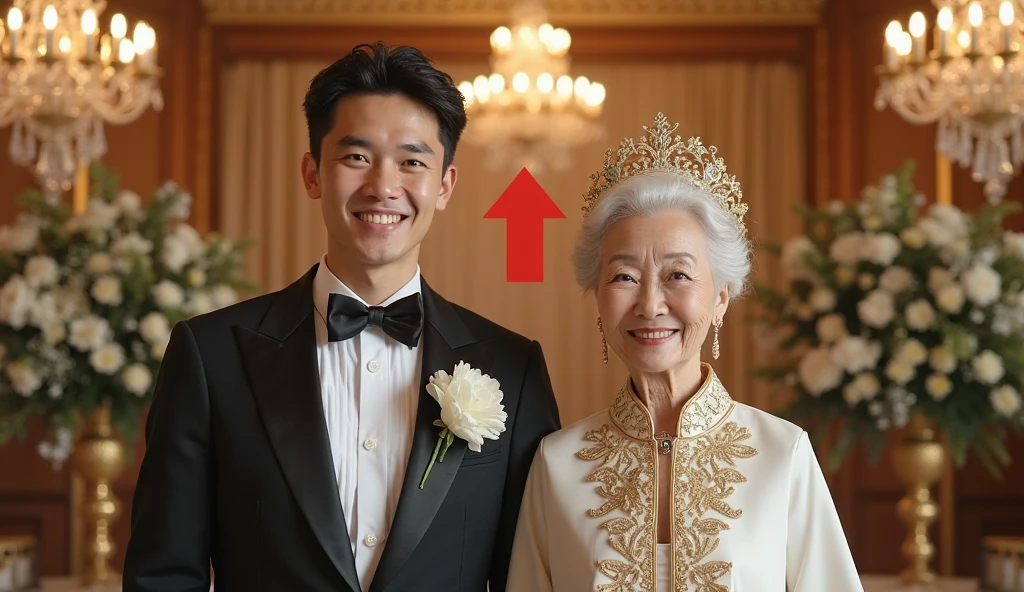 live-action　Mature Woman　Grandson and grandmother