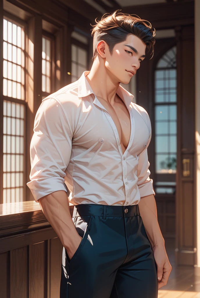 The male protagonist of the Chinese comic is handsome and graceful, Yushu Linfeng