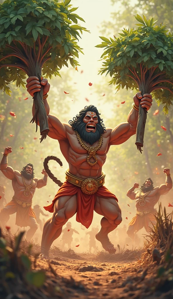 help of Vanarasena and rescues Sita. 