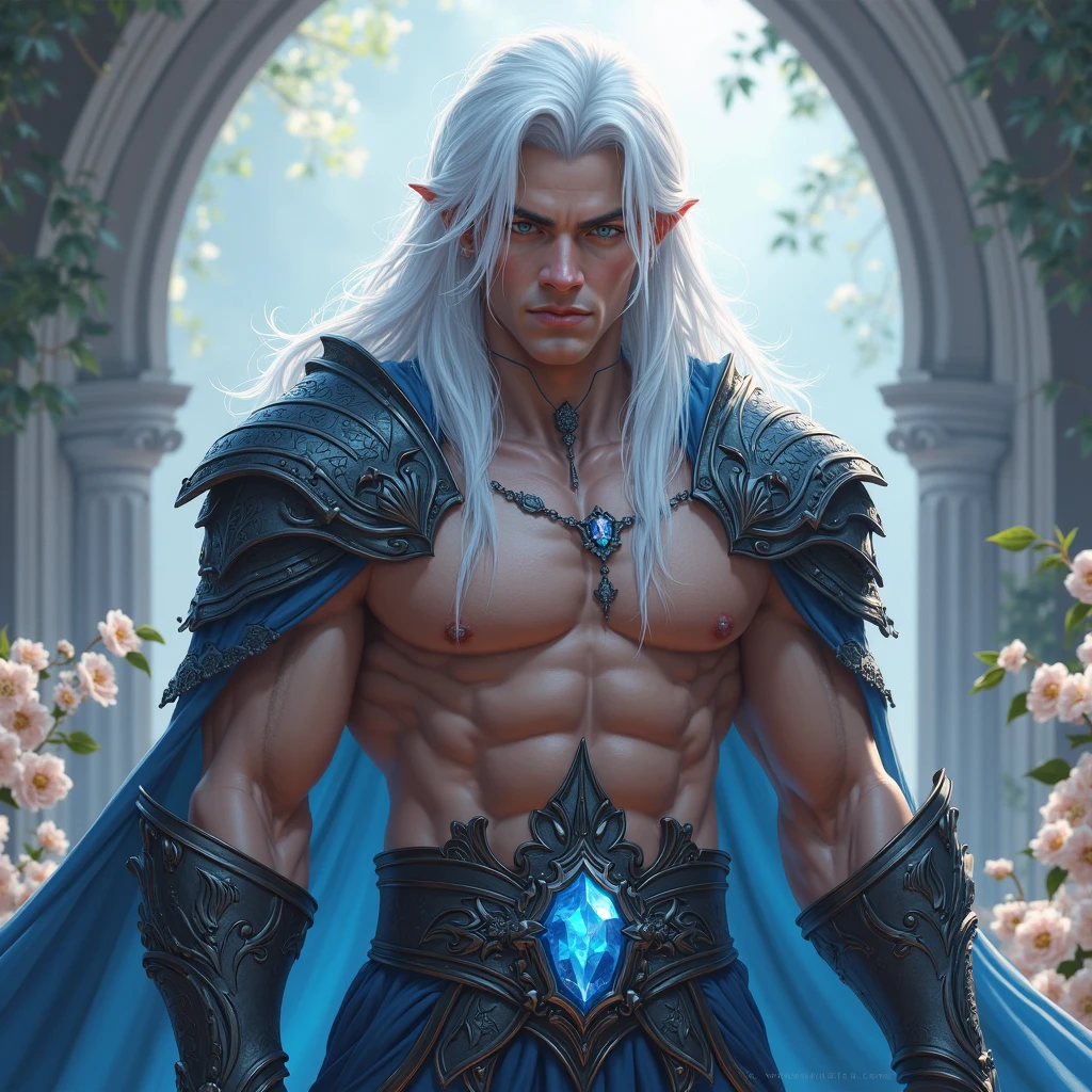 magic使いのローブを着たライアン・ゴズリング, Icemancer, is&is art, Fantasy art, Seb McKinnon, detailed, Trending on Art Station, magic: Meeting