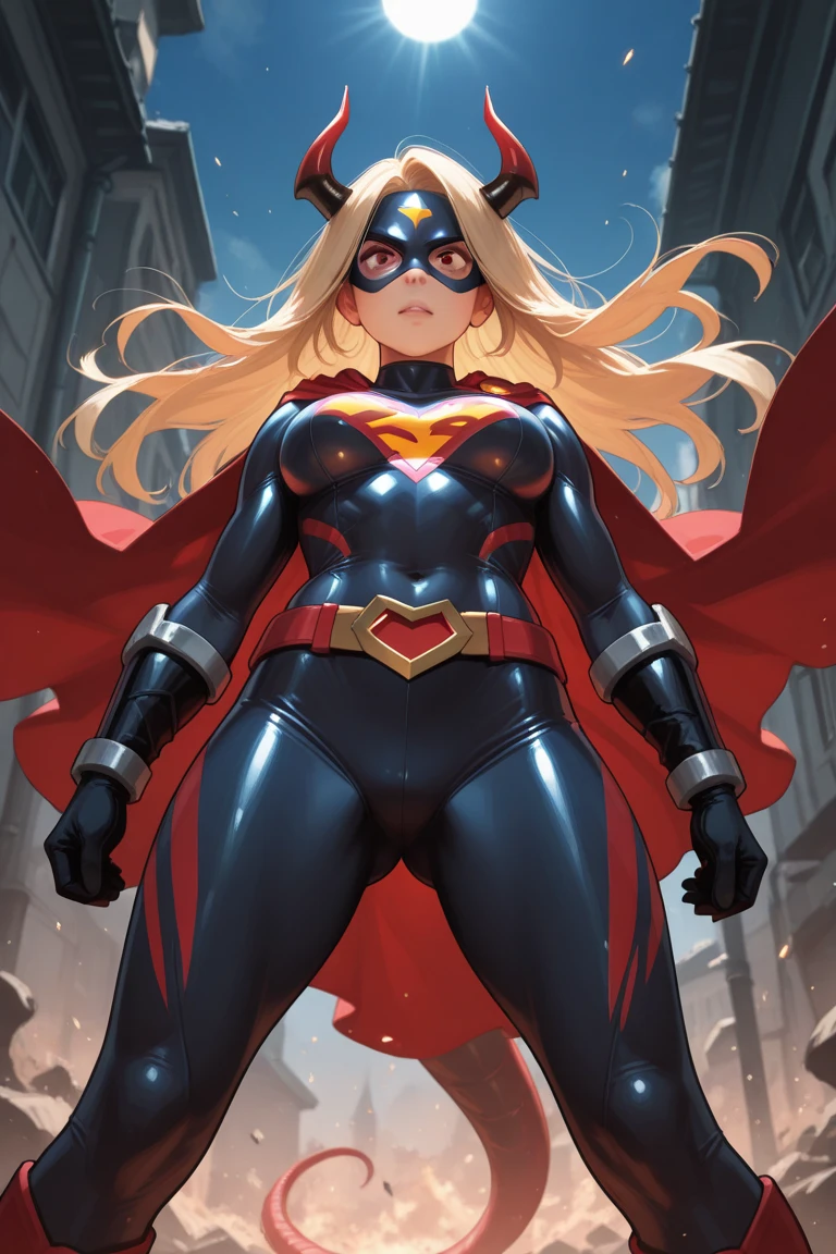 Dark magician gils spiderman version (obra maestra, 4K resolution, ultrarrealista, Muy detallado), (White superhero theme, charismatic, hay una chica en la cima de la ciudad, vistiendo disfraz de Spider-Man, she is a superhero), [ ((25 years), (pelo largo y rubio:1.2), cuerpo completo, (blue eyes:1.2), ( saltando de un edificio a otro), ((entorno urbano arenoso):0.8)| (paisaje urbano, por la noche, dynamic lights), (Luna llena))] # Explanation: The message mainly describes a 4K ultra high definition painting., Muy realista, Muy detallado. Shows a superheroine on top of the city., vistiendo un disfraz de Spider-Man. The subject of the painting is a white superhero theme., the female protagonist has pelo largo y blanco, is 25 years old and her entire body is shown in the painting. In terms of portraying the actions of superheroines., spiders are used