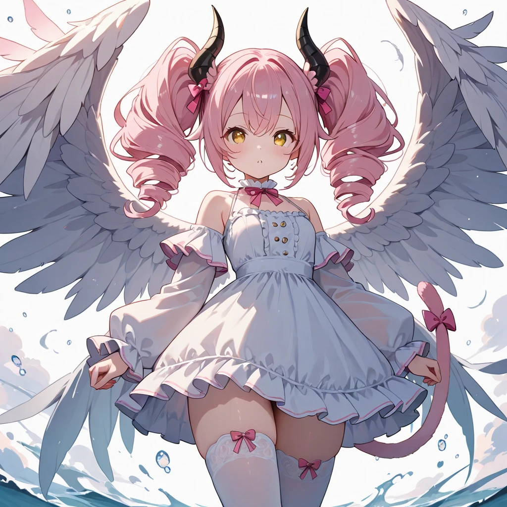 Pink bat wings,Rabbit ears,bunnygirl