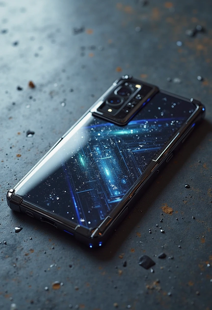 Smartphone with 20 cameras on the back, tela is OLED, show screen too