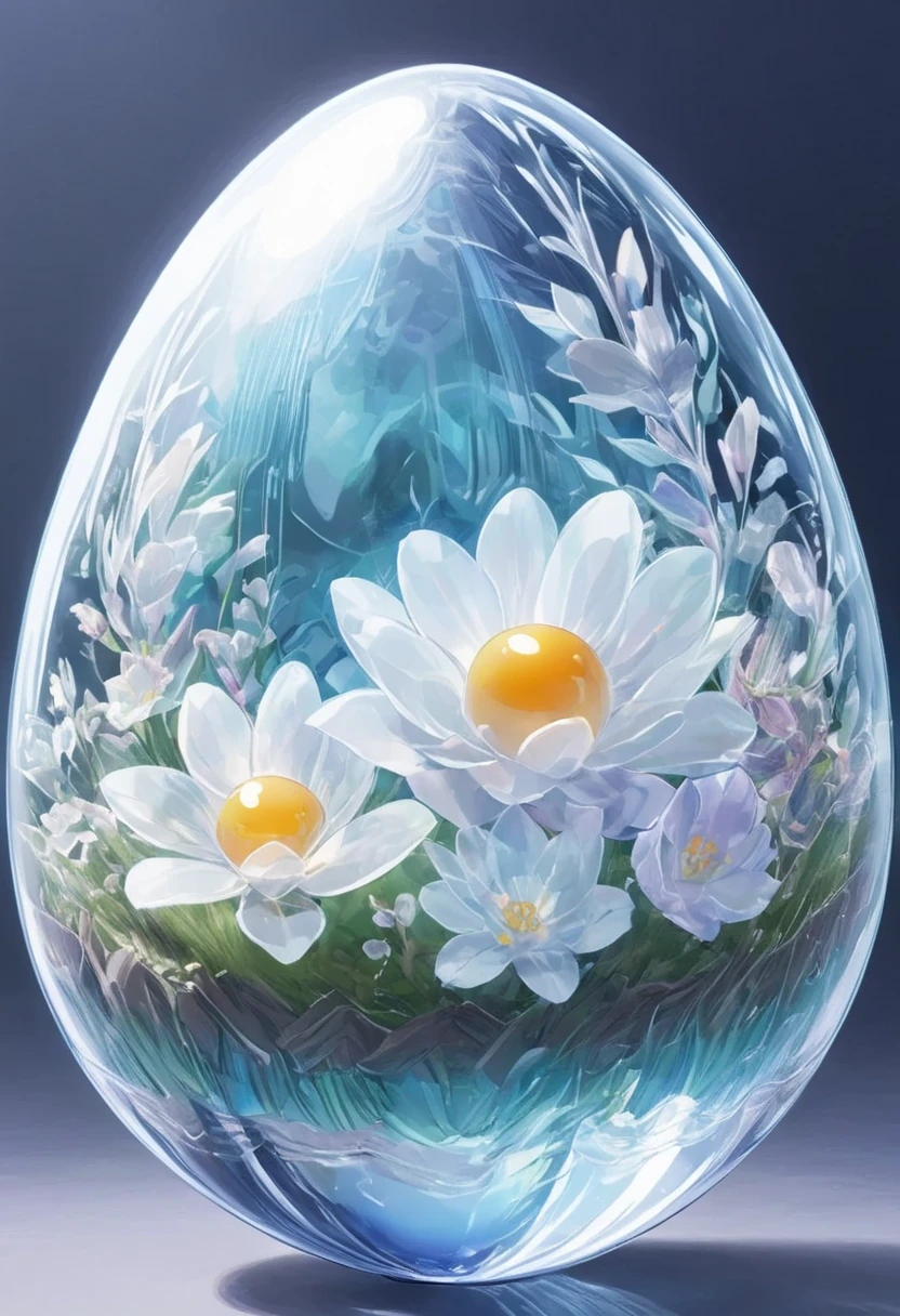 Clear egg 