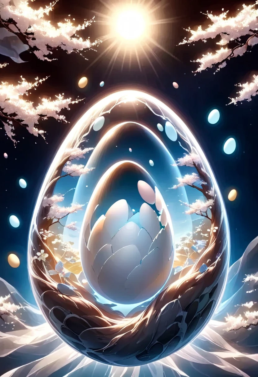 Clear egg 