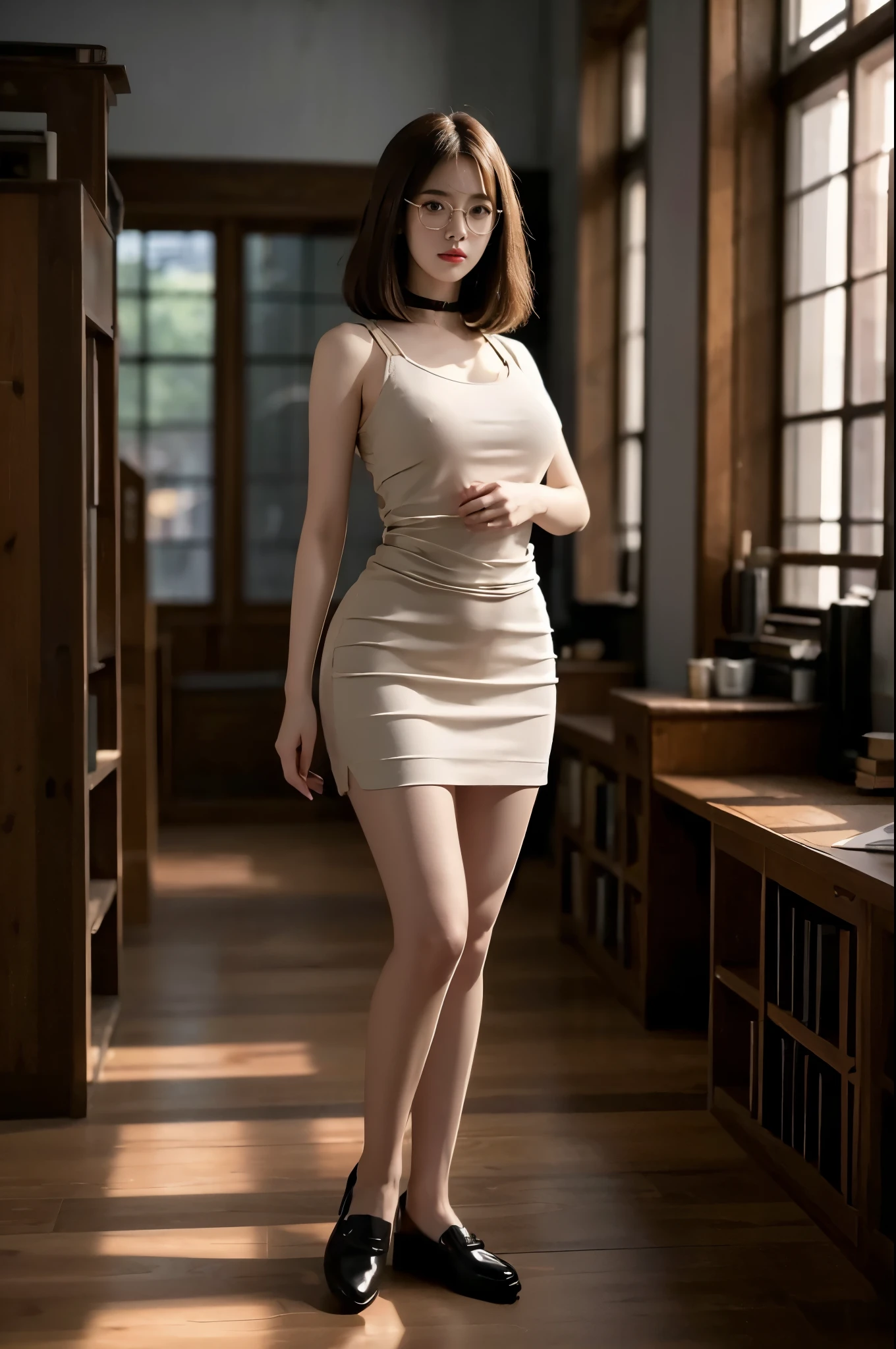 masutepiece, Best Quality, Illustration, Ultra-detailed, finely detail, hight resolution, 8K Wallpaper, Perfect dynamic composition, Beautiful detailed eyes,short bob, mid-chest, Natural Color Lip, Random and sexy poses,Smile,26 years girl、Colossal tits、Examination room、Red High-Neck Sweater: A cozy red sweater with a high neckline, perfect for chilly days. It adds warmth and style to your ensemble. Navy Blue Pencil Skirt: A classic and elegant choice. The pencil skirt typically falls just below the knee, creating a flattering silhouette1. Sheer Stockings: These delicate stockings add a touch of sophistication. They’re lightweight and perfect for pairing with skirts or dresses.doctor coat Blue High-Heeled Shoes: Elevate your look with blue high-heeled shoes. They elongate your legs and add a polished touch. Brown Hair: Your natural hair color complements the overall outfit. It’s versatile and goes well with various styles. White Coat (Like a Doctor): The white coat adds a professional touch, reminiscent of a doctor’s attire. It’s a symbol of authority and expertise.