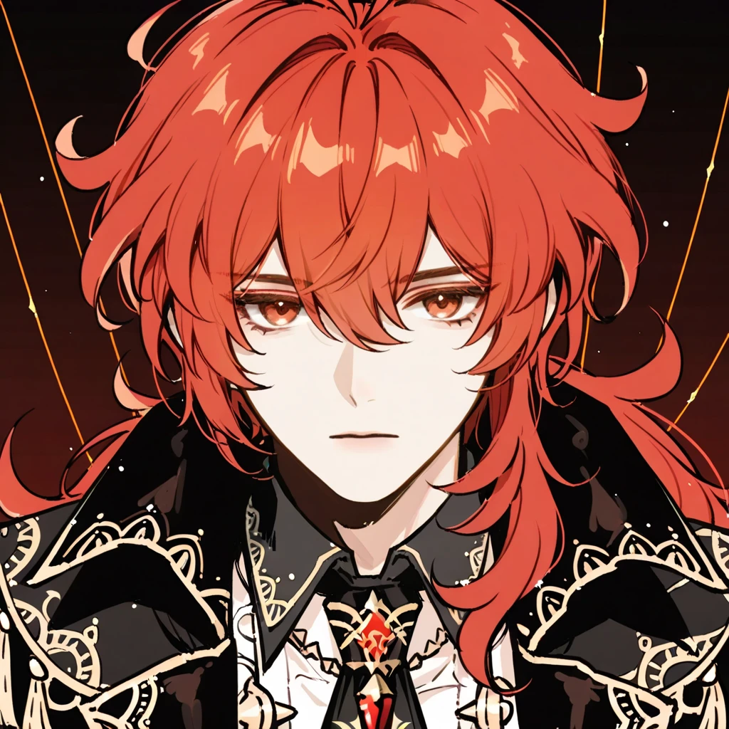 Create a man character as if he were black clover inspired by mereoleona