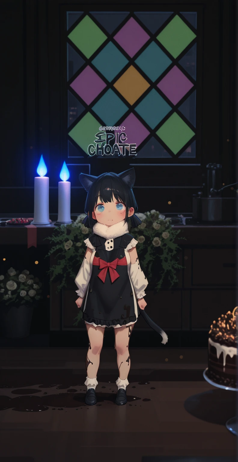 ((((1girl:1.5)))), white hair, red eyes, long hair, (collarbone:1.4), animation style,(2d, chibi, cute, cute, small , big eyes), skin color white, think about something, background/(in the room ,modern girl's room, bed, Soft mood lighting), ((((rose)))), (Bamboo Spear)