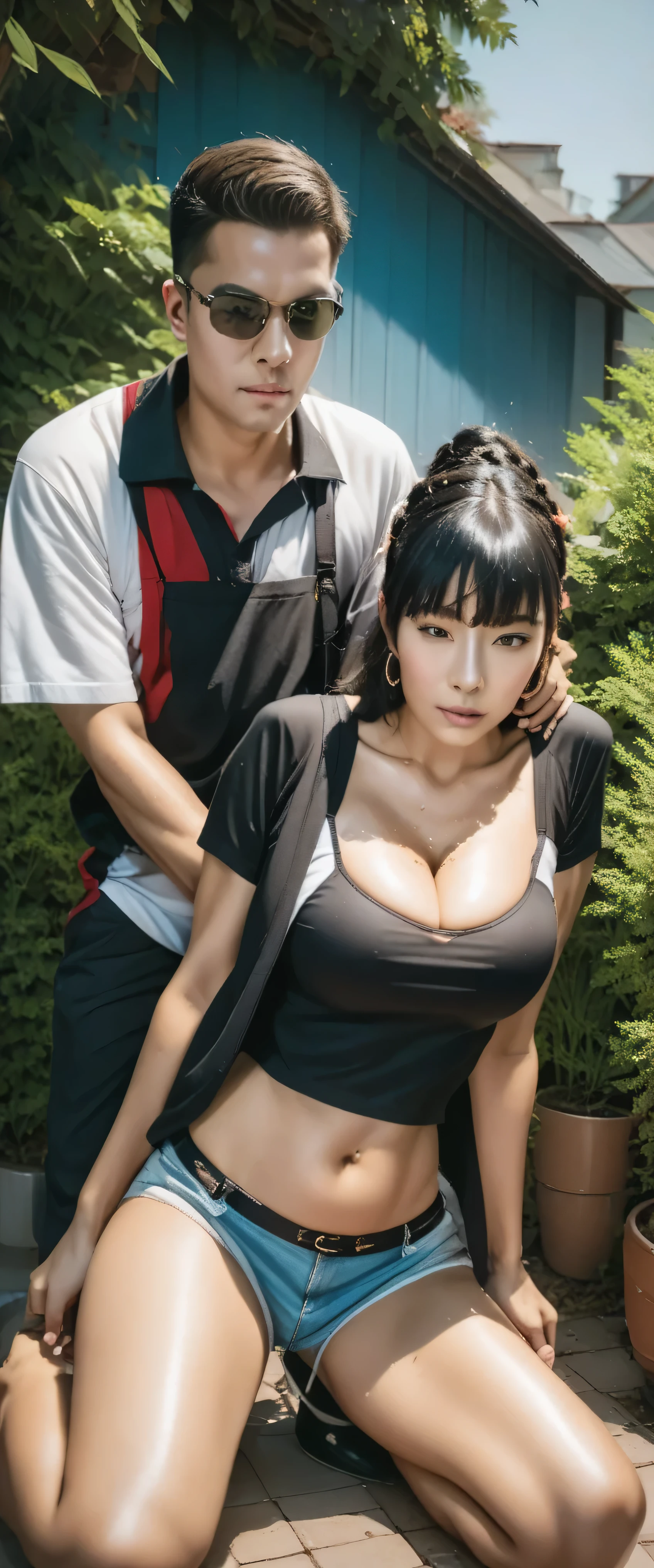 sfw,rating_questionable,Hard_Core_Sex,(porn_photo_shoot),score_9_up, score_8_up, score_7_up,busty 1girl and 1boy,(((anatomically_correct)))