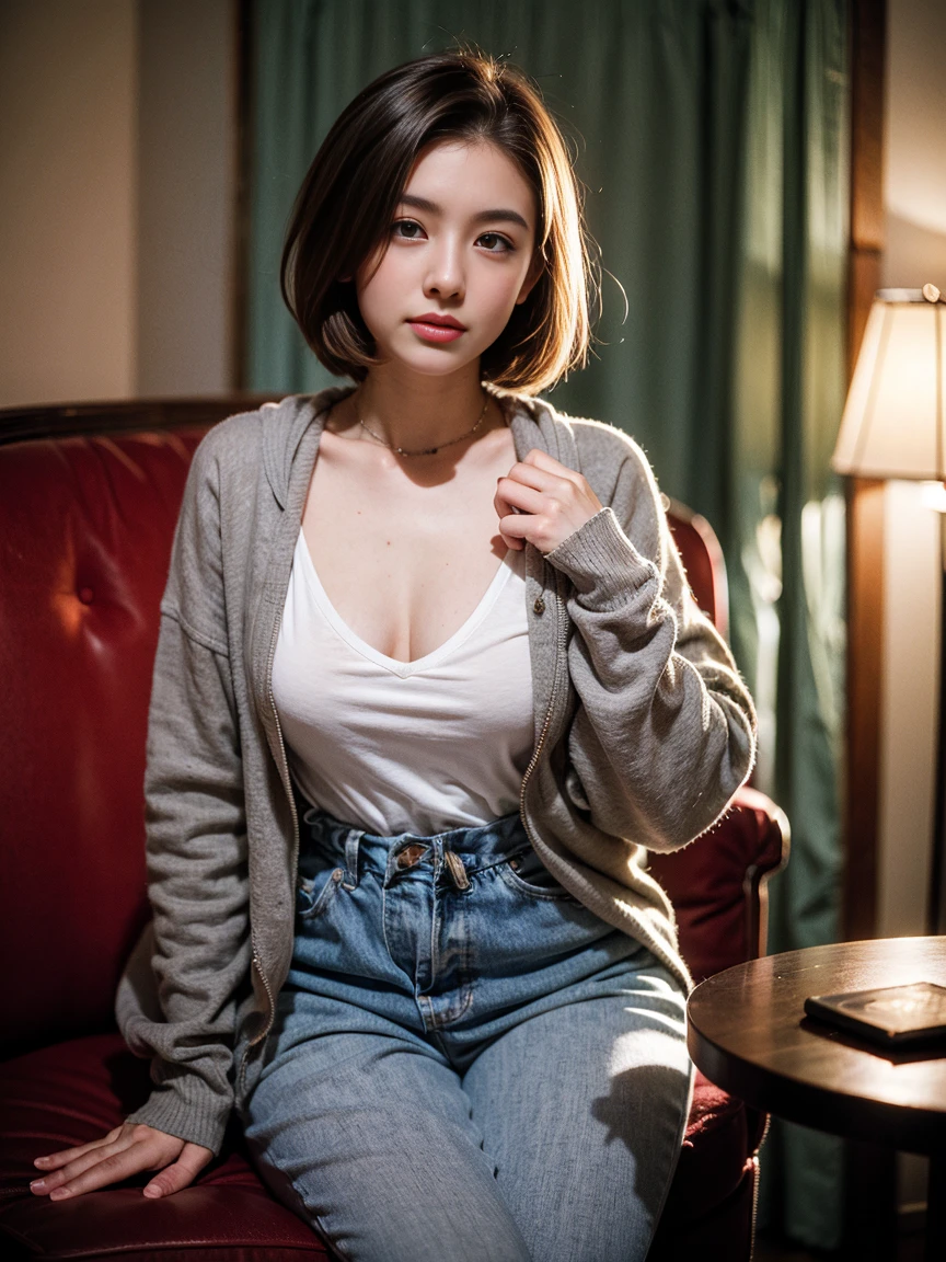Best quality, masterpiece, ultra high res, (photorealistic:1.4), raw photo, 1girl, off shoulder