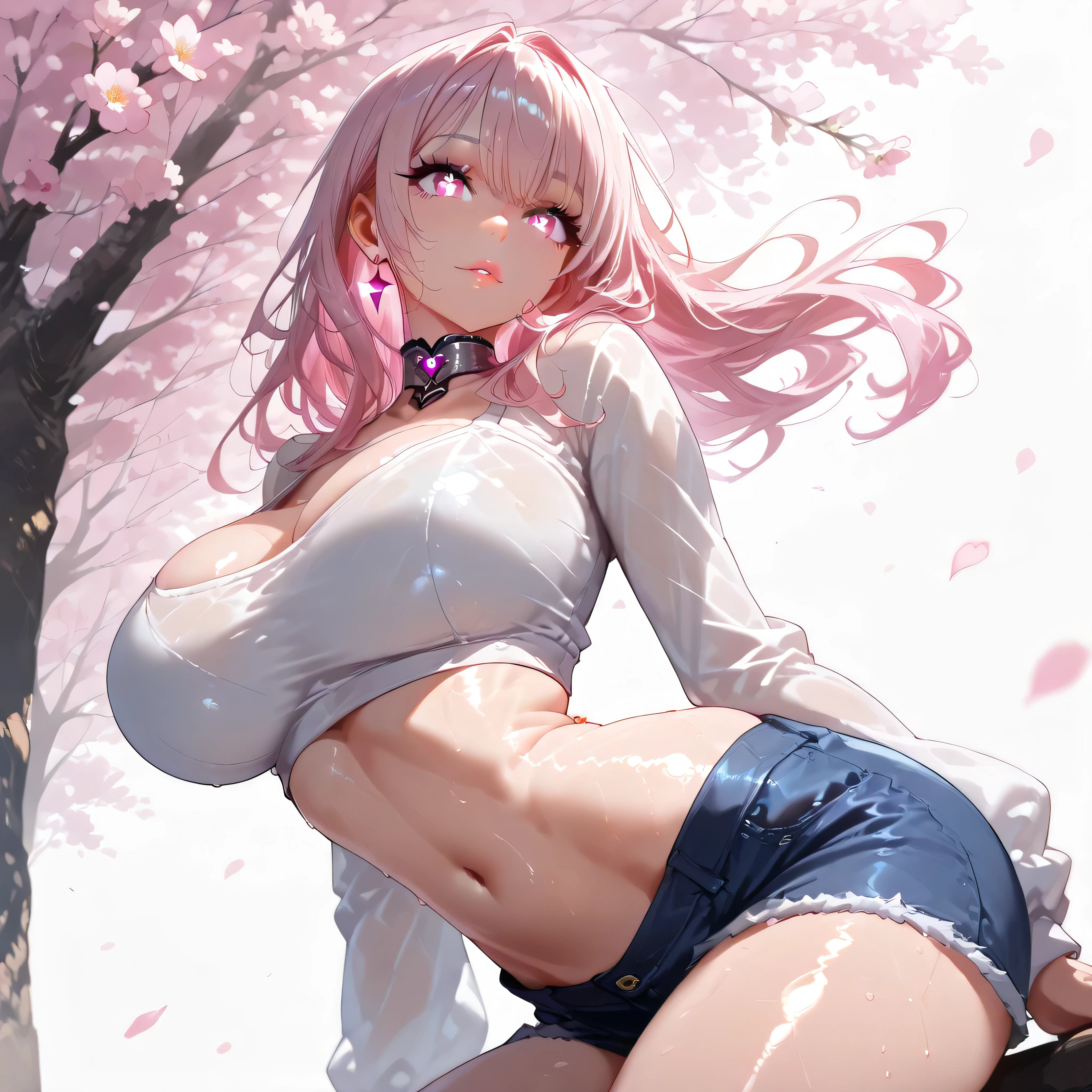 (1girl, solo, full body), ((dynamic angle:1.3)), ((dynamic action:1.3)), extreme proportions, ((model-thin proportion:1.3)), (ethereally slender:1.3), (paper-thin waist:1.4), (bony:1.2), (protruding ribs:1.2), (protruding collar bones:1.2), (underweight:1.3), (narrow waist:1.4), (slender stomach:1.2), (arched back:1.2), (thin fingers:1.1), (huge breasts:1.2), (hollowed stomach:1.2), (exposed belly:1.2), (sweat:1.1),
((detailed face:1.3)), (youthful beauty:1.3), (sweet expression:1.2), (((detailed eyes:1.5))), (((shiny, reflective eyes:1.5))), (((luminous irises:1.4))), (((glowing highlights in eyes:1.4))), (((sparkling pupils:1.3))), ((long eyelashes:1.3)), ((fluttering lashes:1.2)), (cute big eyes:1.3), ((detailed lips:1.3)), (glossy lips:1.2),
((detailed skin:1.3)), (flawless skin:1.3), (soft glow skin:1.2),
(((masterpiece))), (((hyper-realistic))), ((ultra-detailed)), ((high-resolution)), ((sharp focus)), ((depth of field)), ((rich textures)), ((vibrant tones)), (deep shadows:1.2), (luminous highlights:1.2), (neon glow:1.1), ((soft glow)), ((natural light)), ((cinematic lighting)), ((high contrast)), ((illuminated))