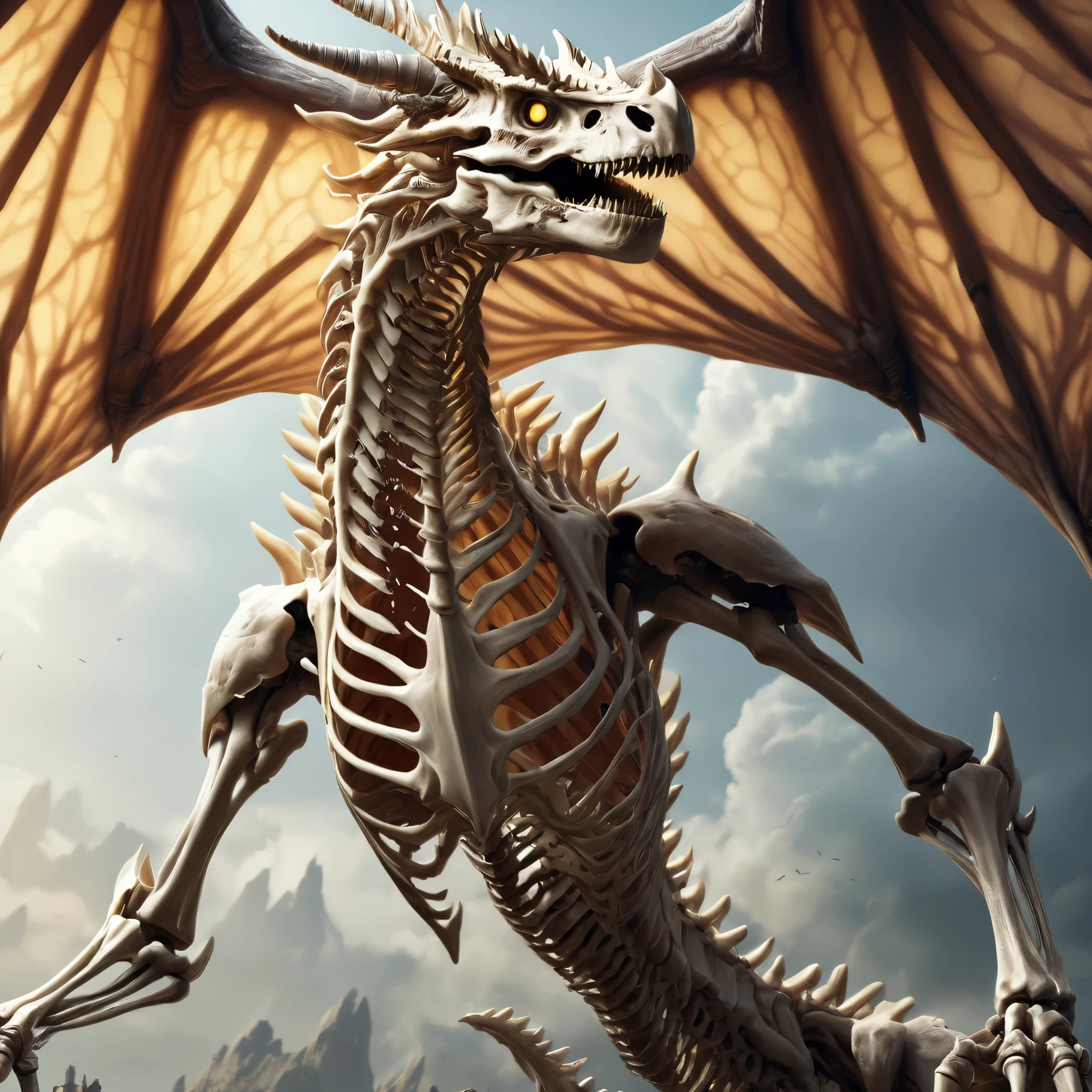  Bone Dragon 
(masterpiece),  best quality, high resolution, 4K, 8k, Detailed Illustration, precise details, cinematic writing by a cute single adult woman, Great Quality, 1 girl, Fitness Woman, amazing shading, soft lighting without light makeup, facing the camera, perfect eyes