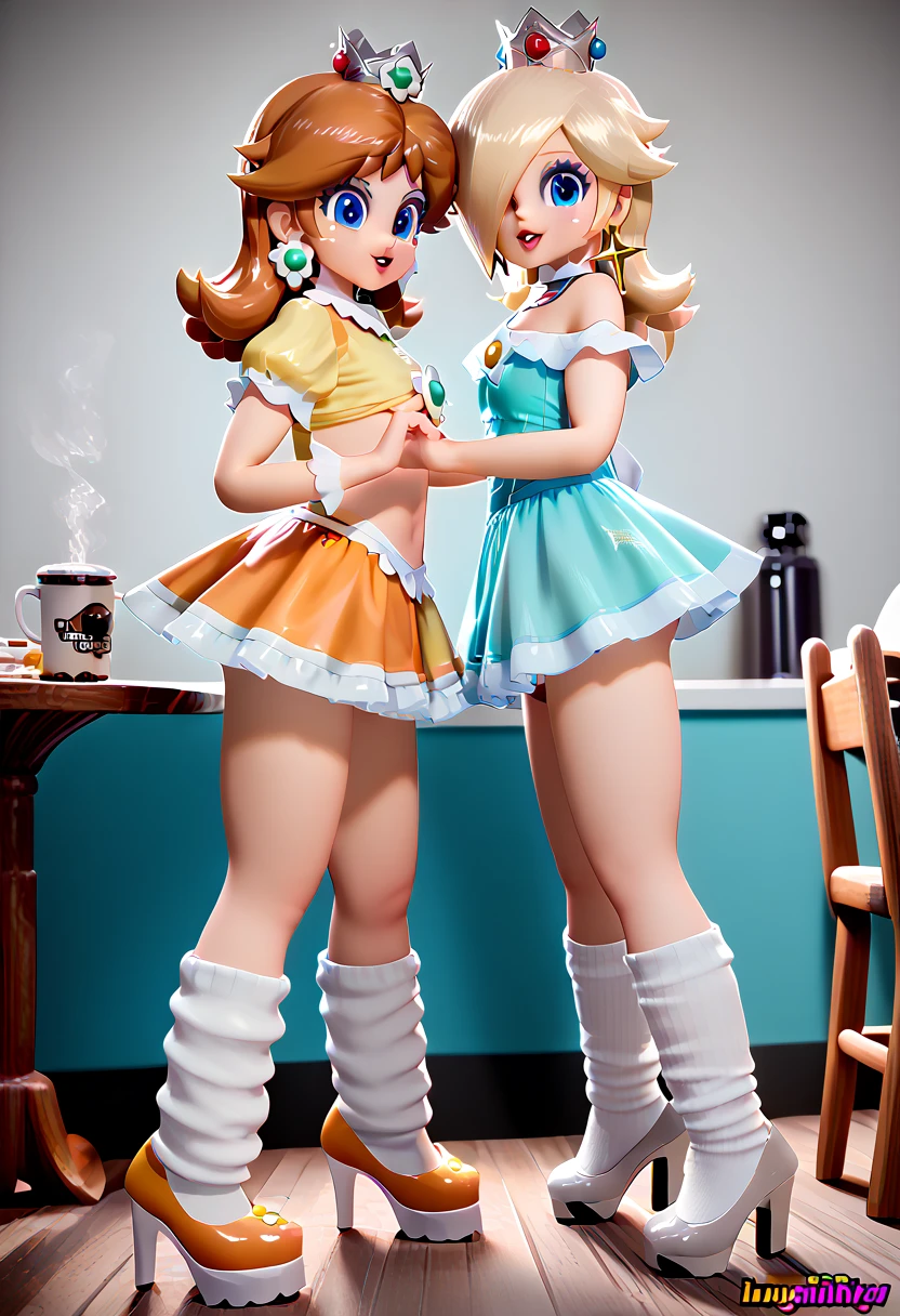 woman, (((1 girl)))masterpiece, best quality, high resolution, hdr, full body, Slim, sexy, cute face, cute eyes, 15 years old, white skin, brunette, coquette, long hair, pony tail, black makeup, black uniform, medium breasts, big neckline, sexy black miniskirt, long legs, bare thighs, barefoot , all wet,(((sit tied to a chair))),