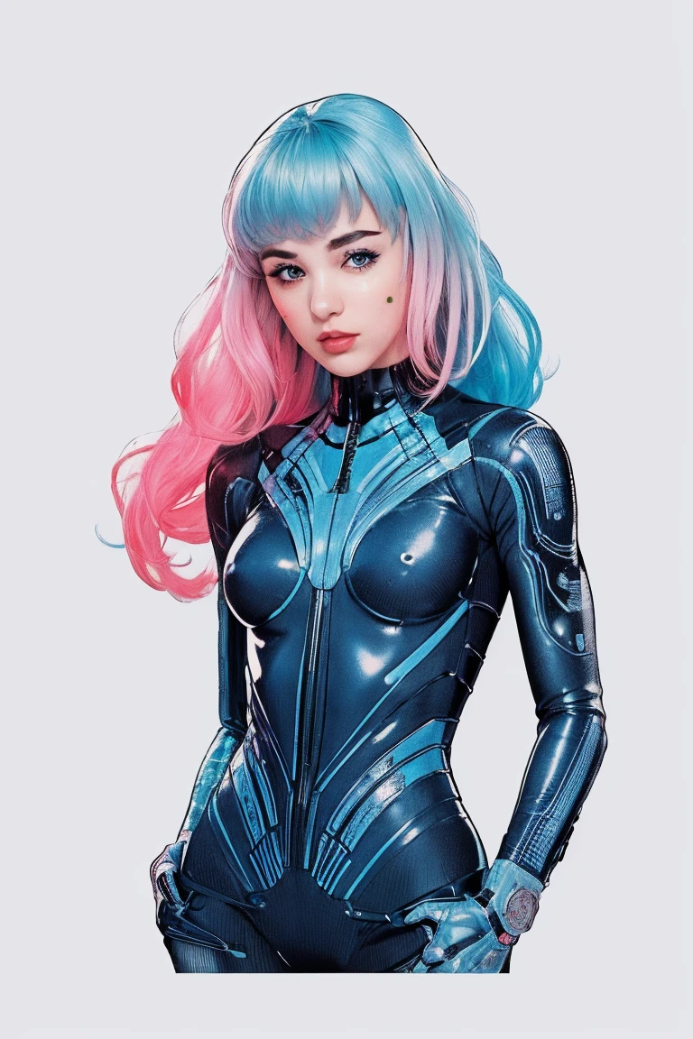 Epic Objective: Capturing the perfect focus (2.0), Subject: 28-year-old Perfect Lady, embodying the essence of CherokeeD'ass, Storm, Blac Chyna, Dua Lipa, Megan thee Stallion, Vixen (DC Comics), and Noni Zondi, dressed in a masterpiece photography of neoncolors. This cover photograph, featuring synthwave attire, boasts the best quality (2.0) with a stunning Moor woman adorned in a translucent catsuit. Her bioluminescent, puffy-sleeve romper is accentuated by bio-translucent parts.