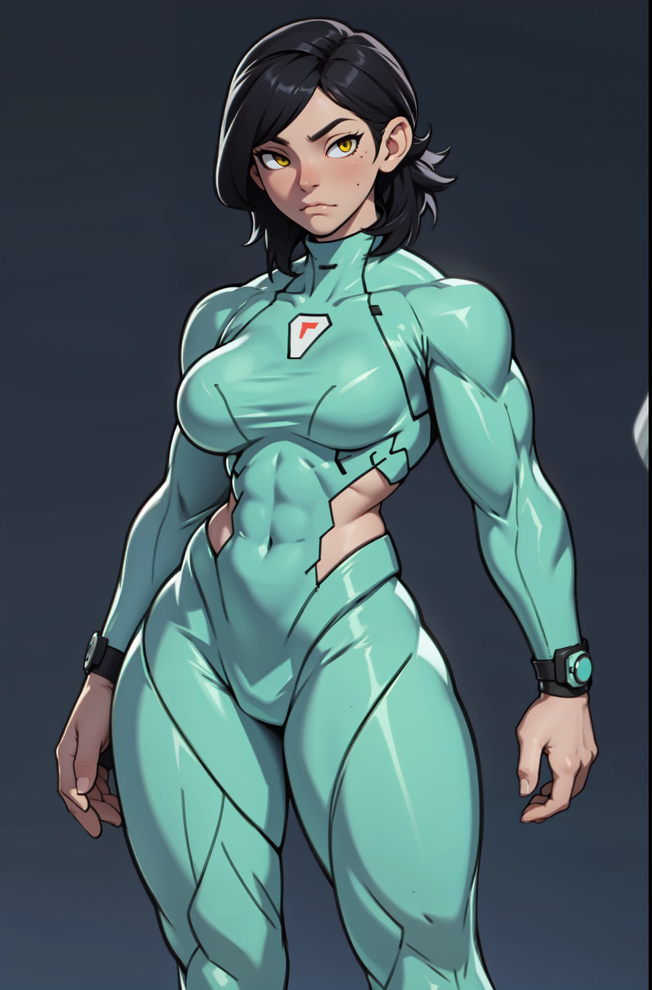 Muscle woman lab testing