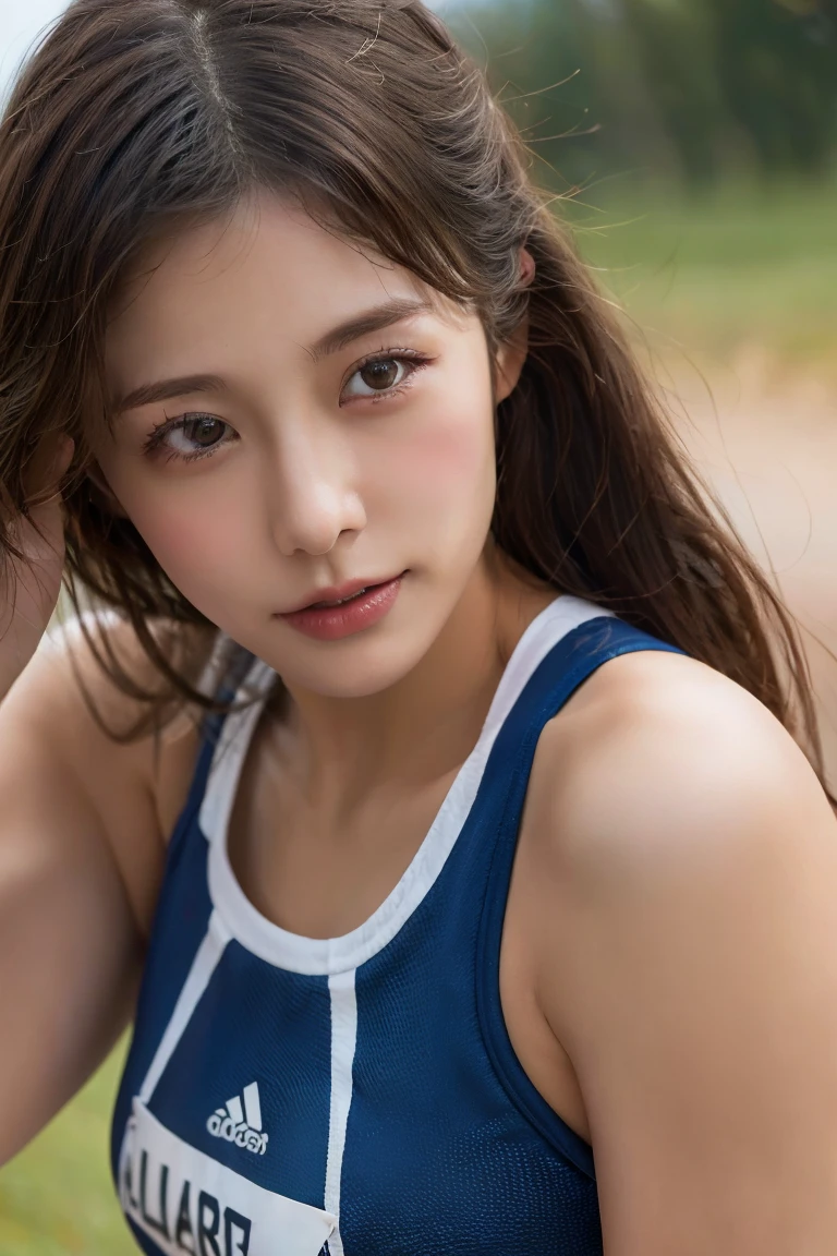Dark brown hair、Light brown eyes、Japanese actress、 Lady、I am about 40 years old.....、(Intricate details:1.2)、(Which is the top?????:1.4)、 (Ultra-high resolution:1.2)、Ultra-high resolution、(fine adjustment)、(Detailed facial features)、Hmph、8k resolution、D cup size breasts、Long Hair、1 girl, Deep sorrowの表情, (Very detailedな美しい顔), (Crop top:1.4)、(Sportswear leggings:1.4)、(Expose your shoulders:1.3), (Highest quality:1.4), (Very detailed)、Beautiful fair skin with transparency, Sitting、Open your mouth a little、Beautiful legs、Deep sorrow、Pose of Weakness、Obscene pose、Terrace cafe by the sea、Cafe table、カフェの椅子にSitting、The sun shines、Angels、Top View、