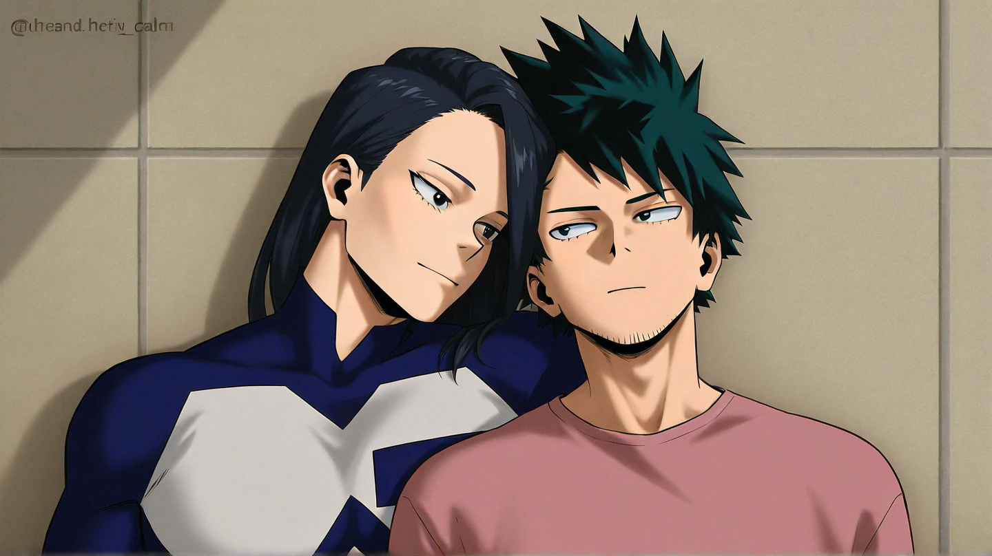 Anime Boys, two brodhers, anime style, metalhead Boys, gothic Boys