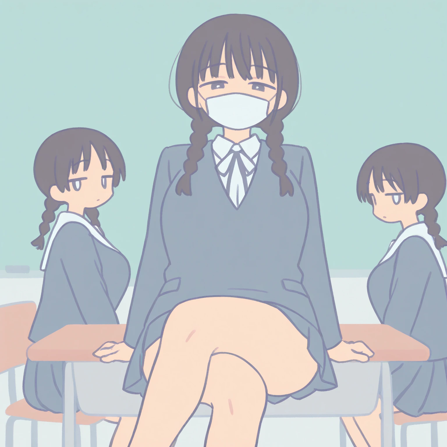 nudist girl squatting、A lot of close elementary school boys hugging each other、surround each other'neck of、Laughter and joy、longshot、Group Selfies、Inside the unit bath、strong curiosity and shyness、Leaning forward、Butt Zoom