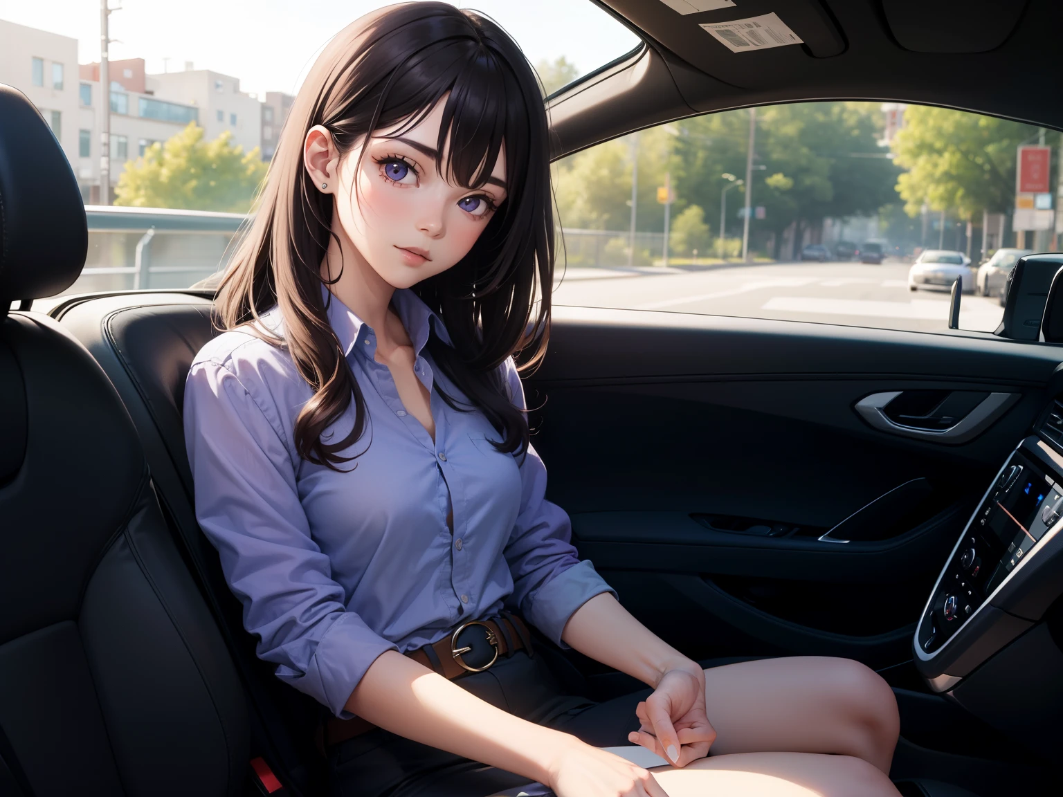 a full body short of 22 year old girl in oversized shirt streaming playing video game on desktop PC, 1girl, Mole in right chin on face , oversized tshirt white and black shorts, c cup breast medium size , black straight long hair ,long hairstyle, Ilford, Romantic , Shot from front, Shot by Blackmagic Pocket, dynamic pose, Cinema Camera 6K Pro with Sigma 18-35mm f/1.8 DC HSM Art Lens, beautifully lit, high resolution, clear tones, depth of field, cinematic lighting, 4k, elite, luxury, micro detalls, bokeh, elegant, cinematic, photorealistic, Hair light, at movie theater in background, Photography by Richard Avedon